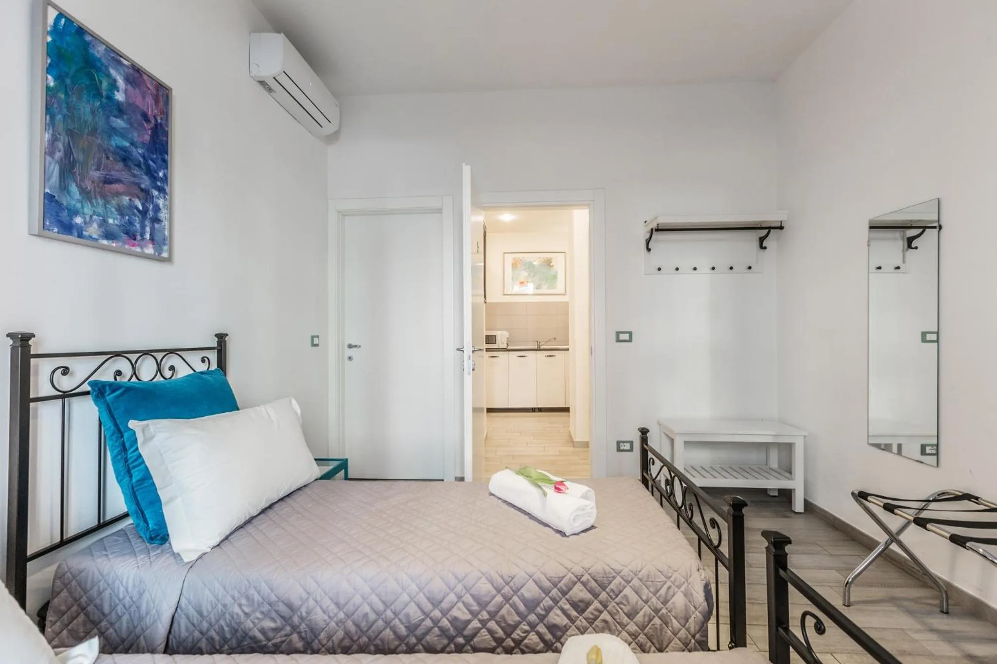 Bed in Central City Rooms