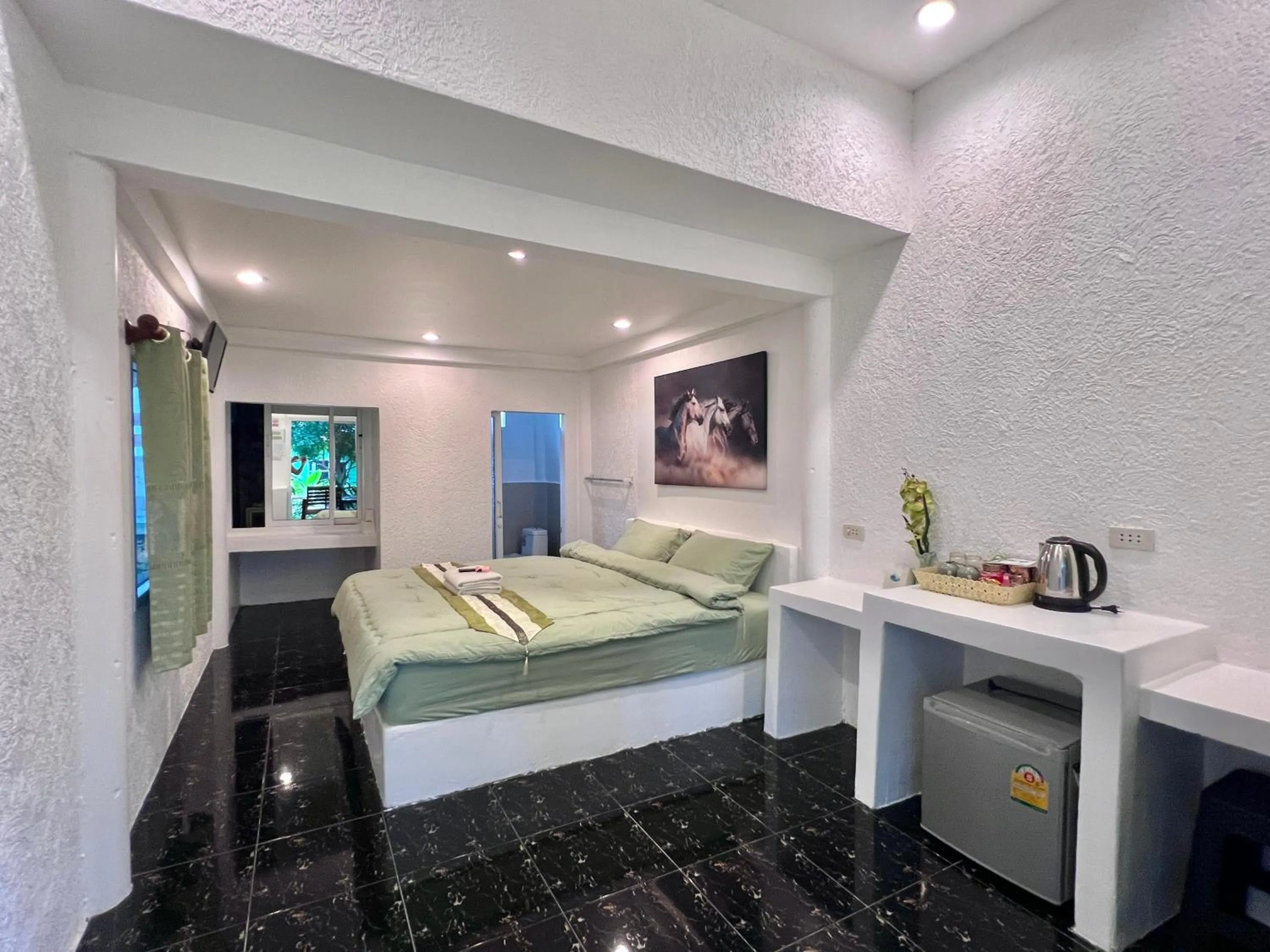 Bed in The Green Resort