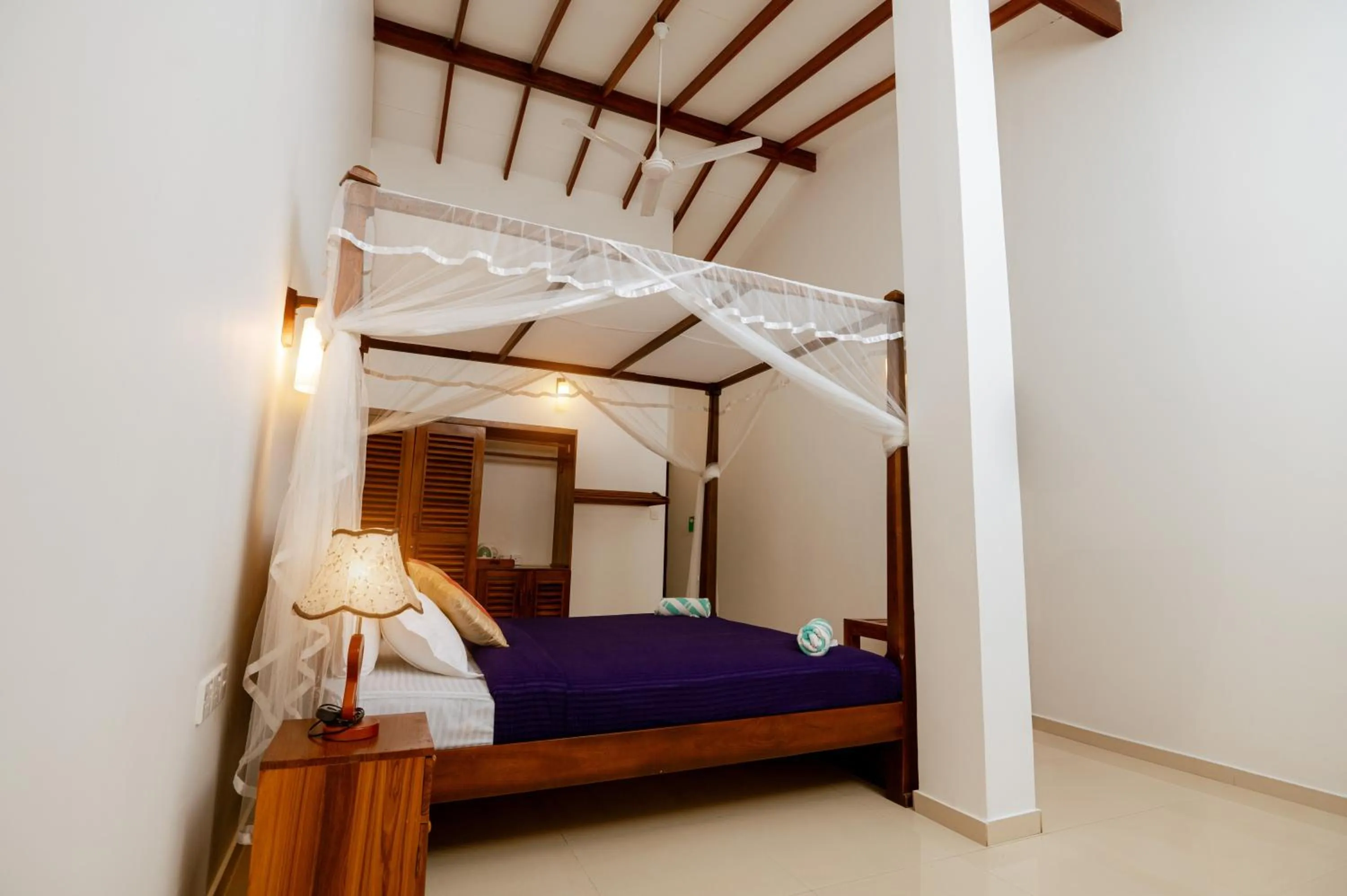 Bedroom, Bed in Prince Beach Hotel Bentota