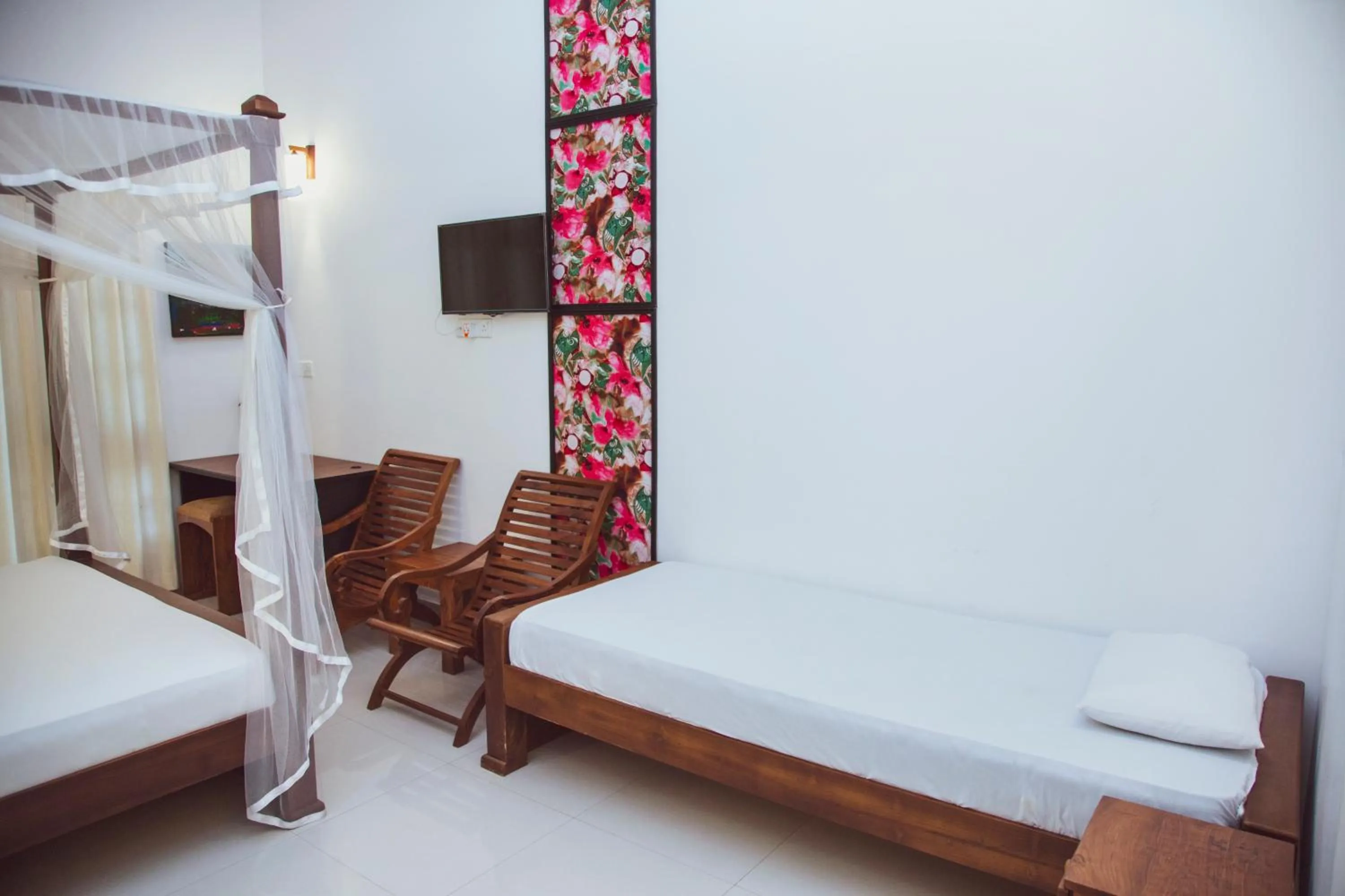 Bedroom, Bed in Prince Beach Hotel Bentota