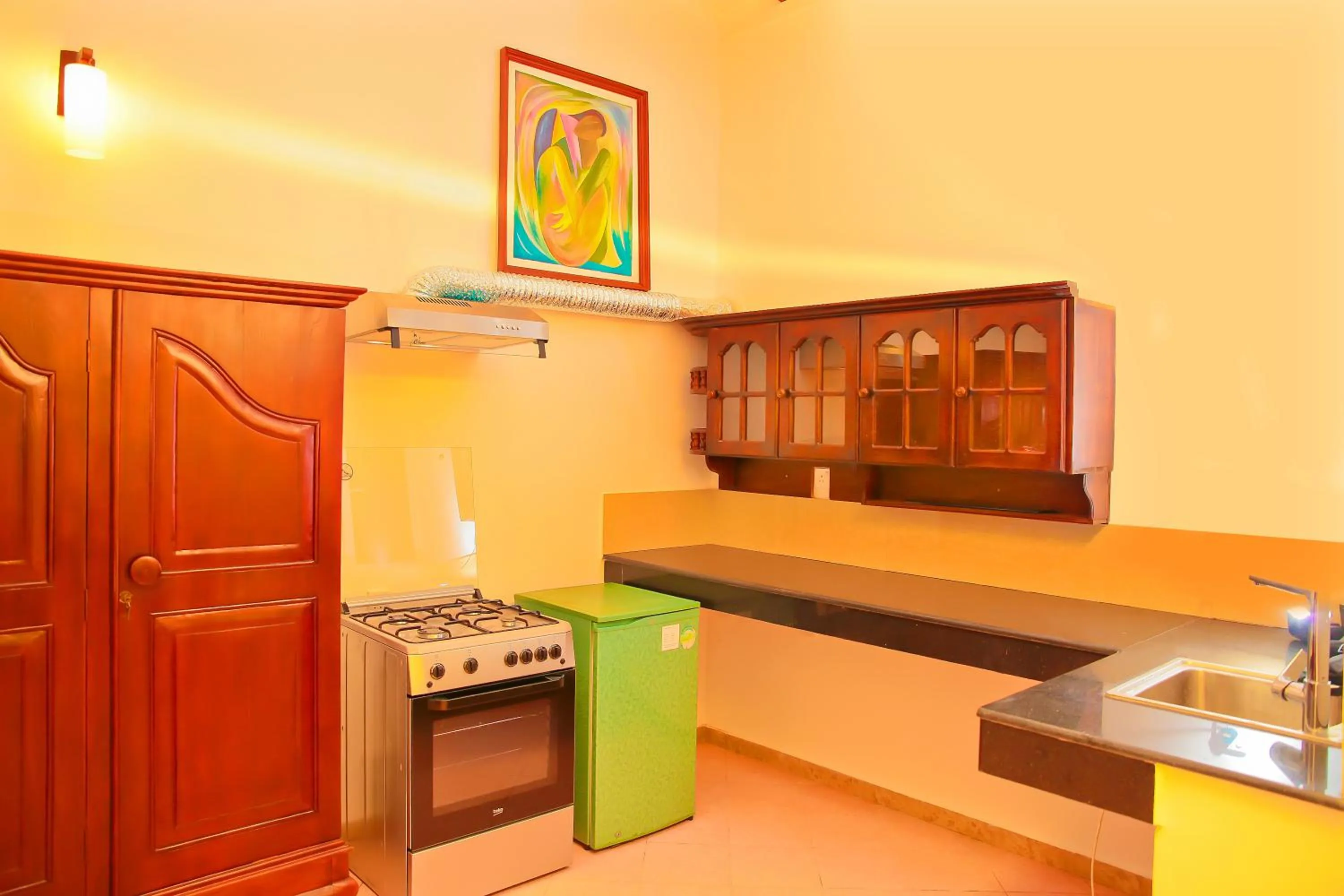 Kitchen or kitchenette in Prince Beach Hotel Bentota