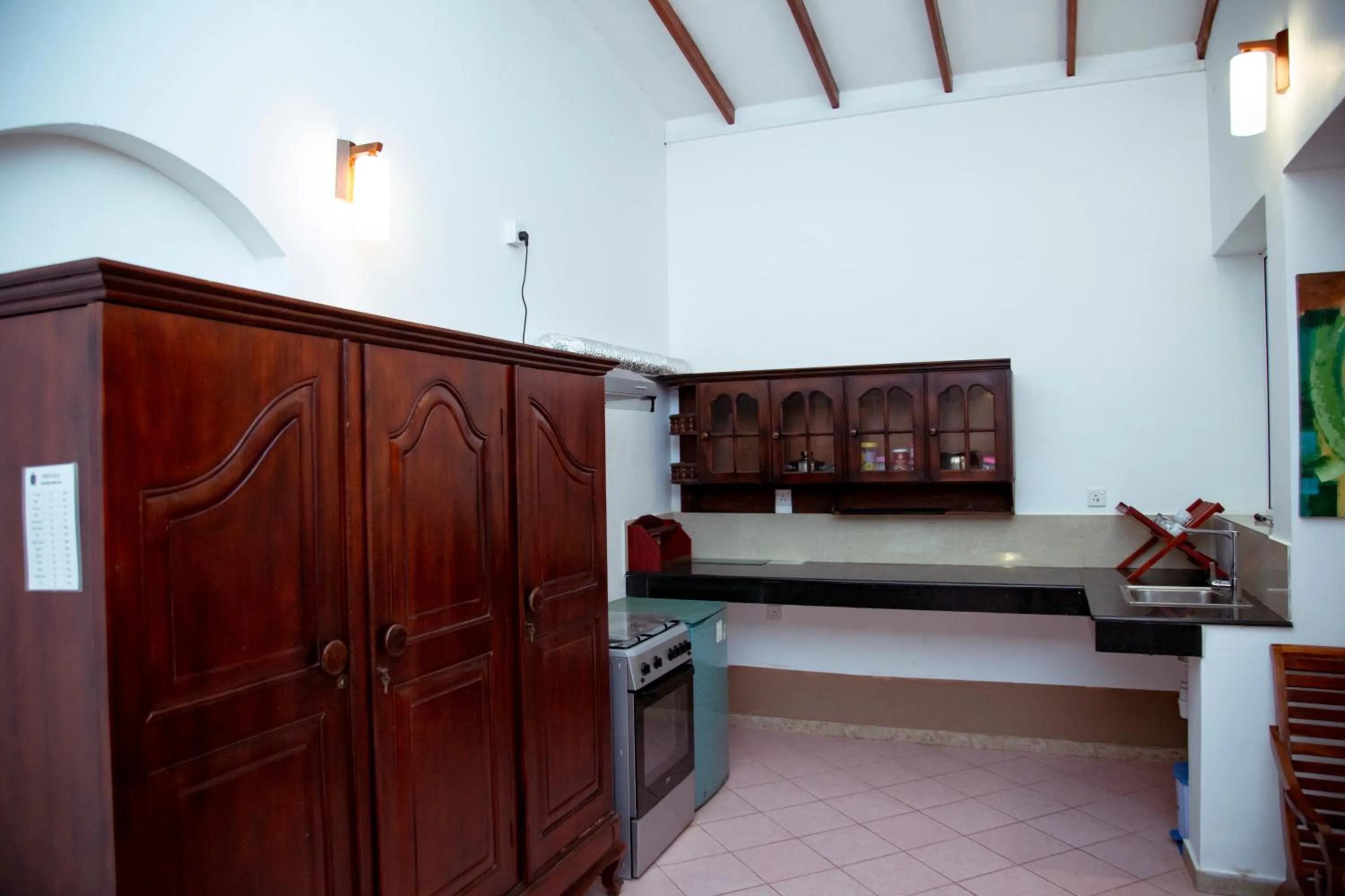 Kitchen or kitchenette in Prince Beach Hotel Bentota