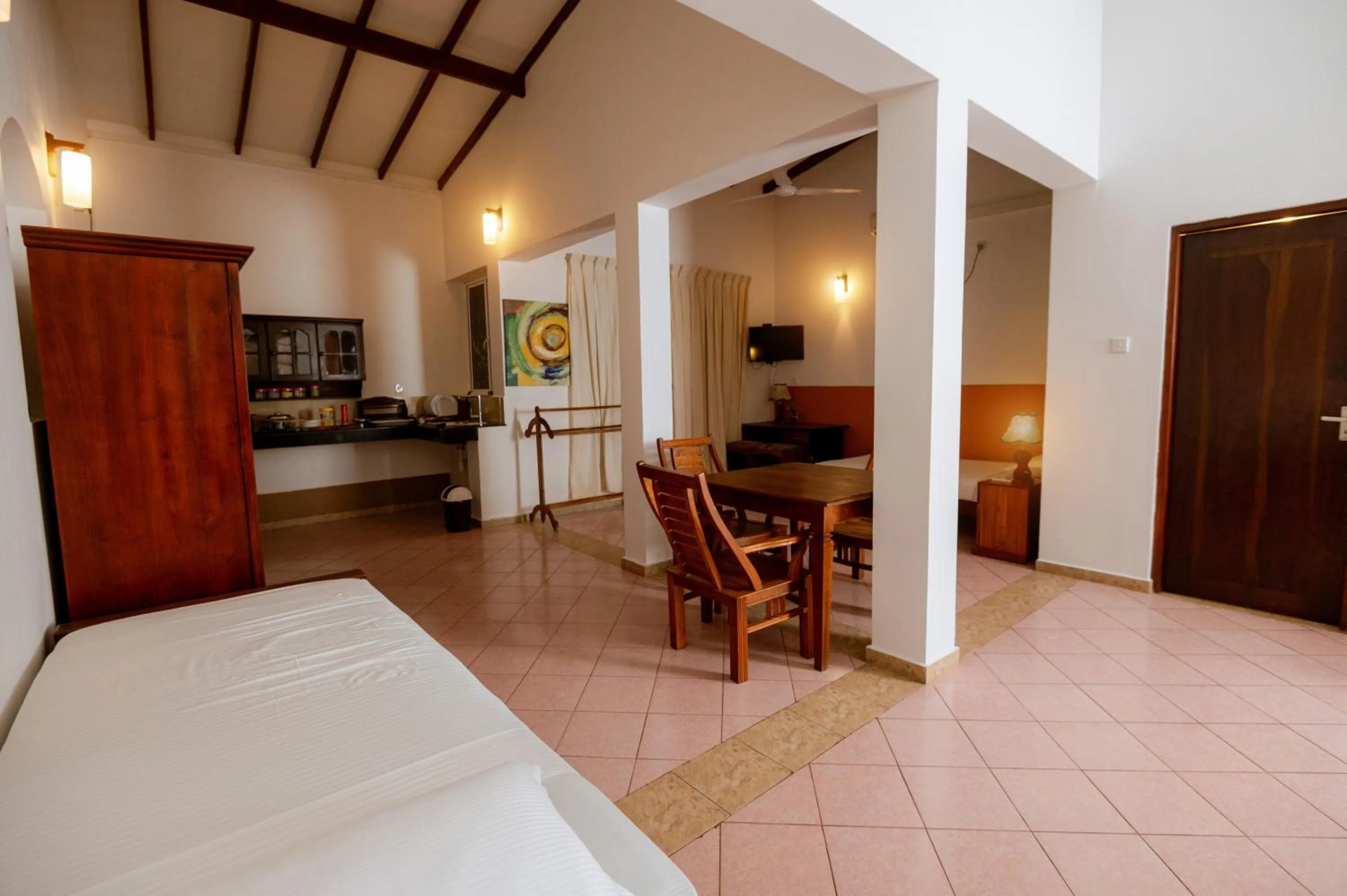 Bedroom in Prince Beach Hotel Bentota