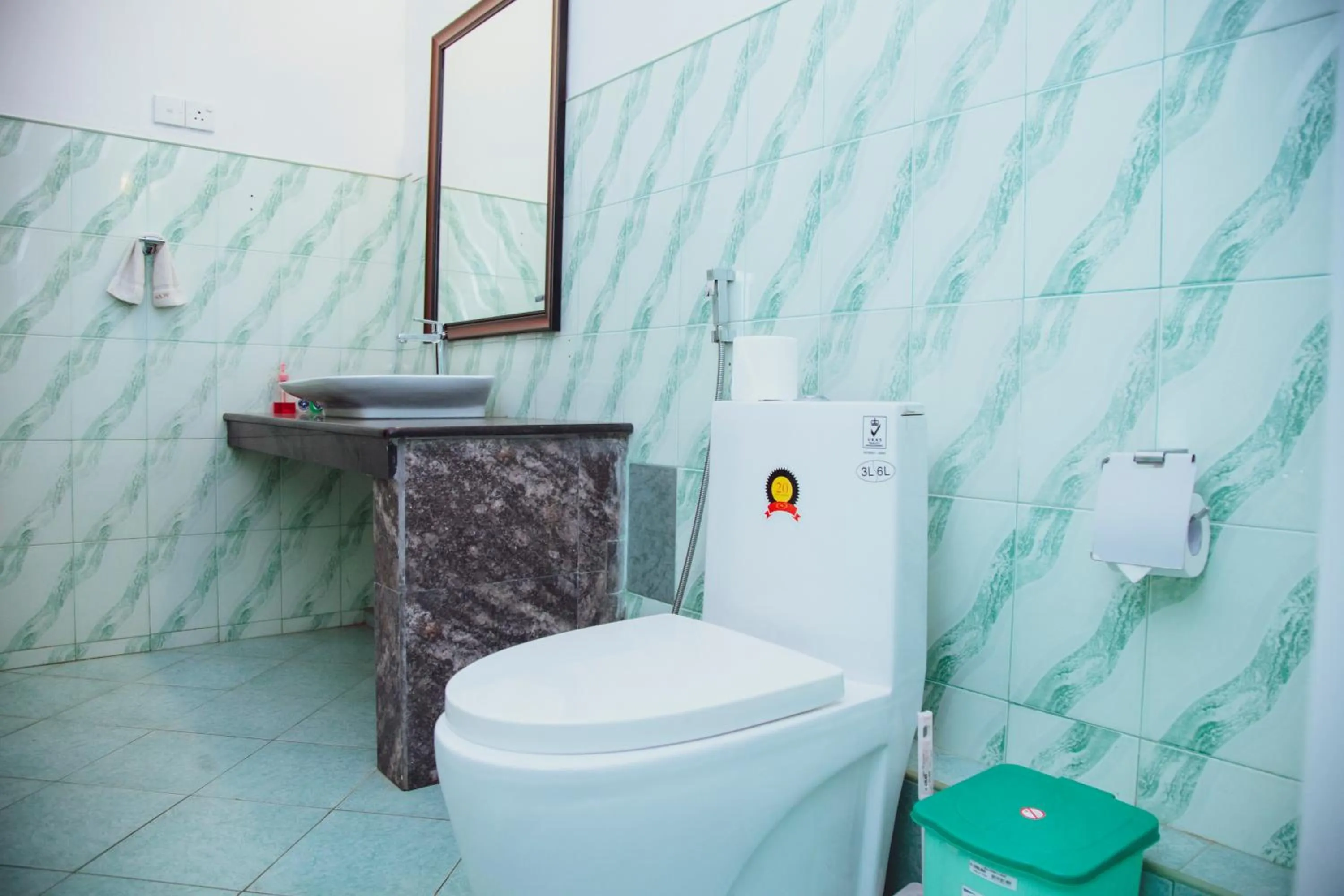 Bathroom in Prince Beach Hotel Bentota