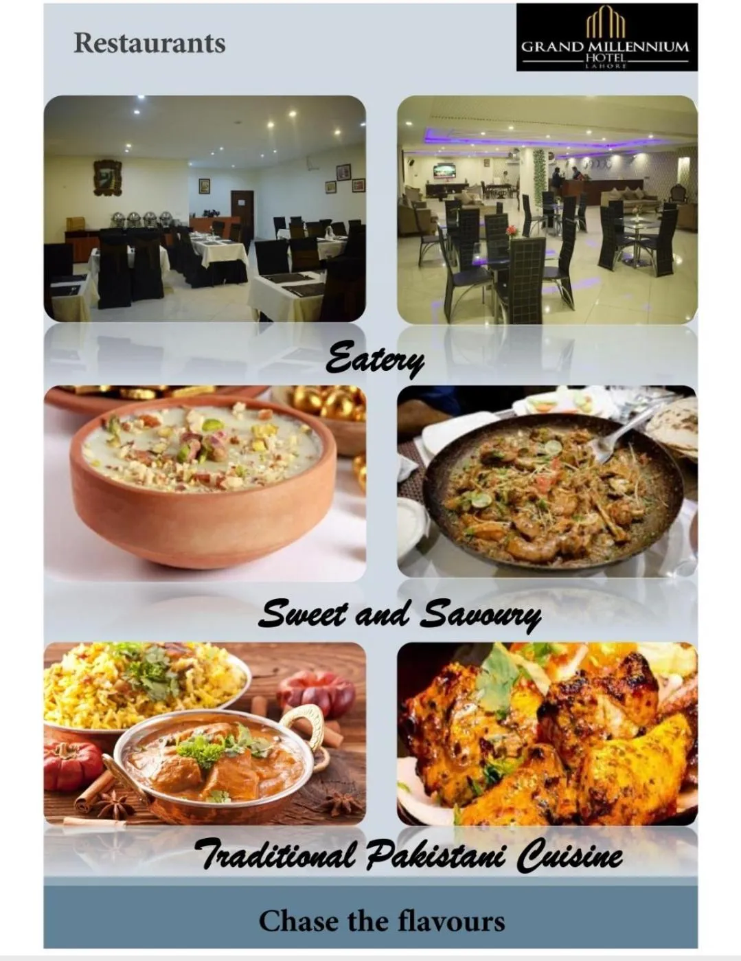 Restaurant/places to eat in Grand Millennium Hotel