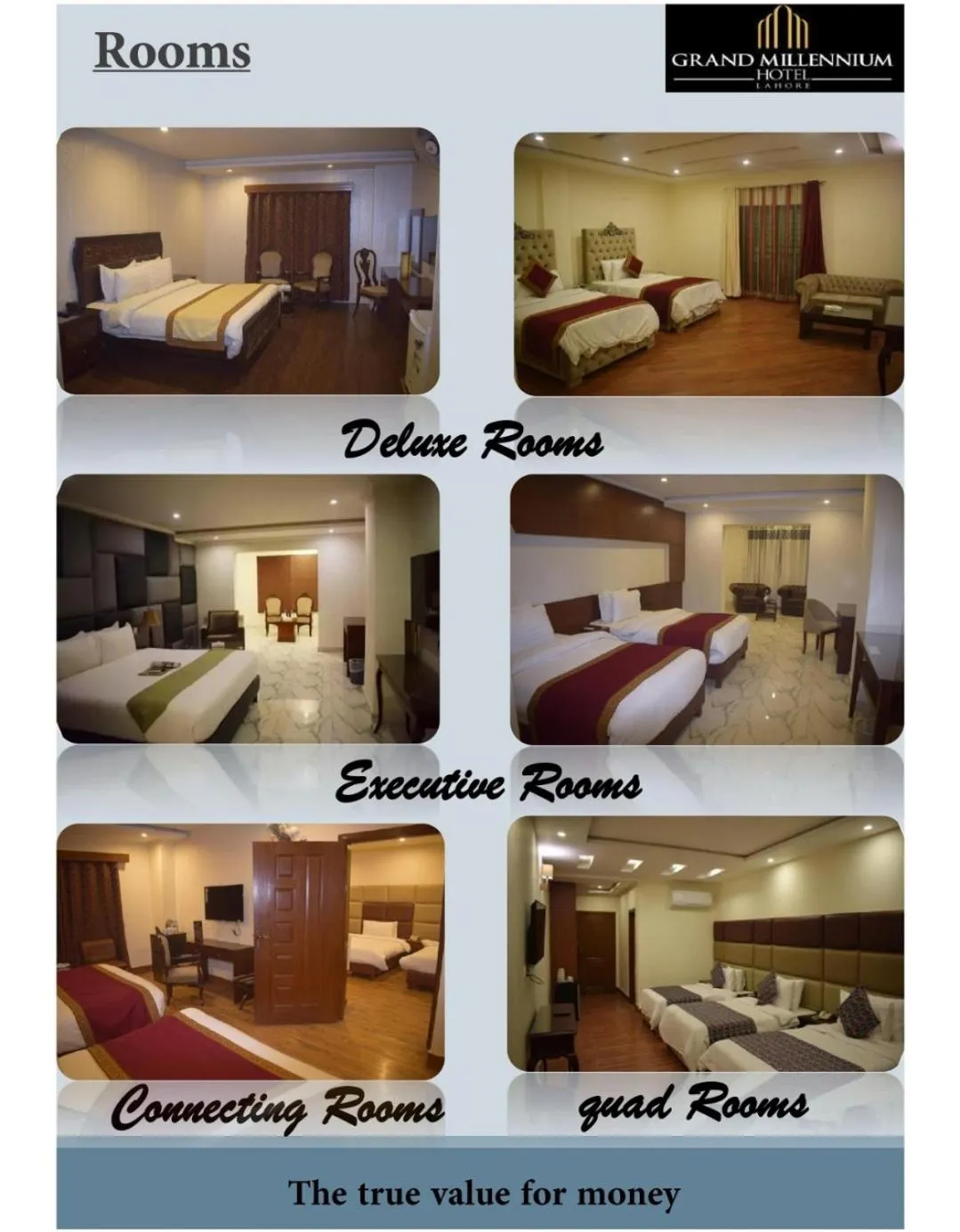 Text overlay in Grand Millennium Hotel