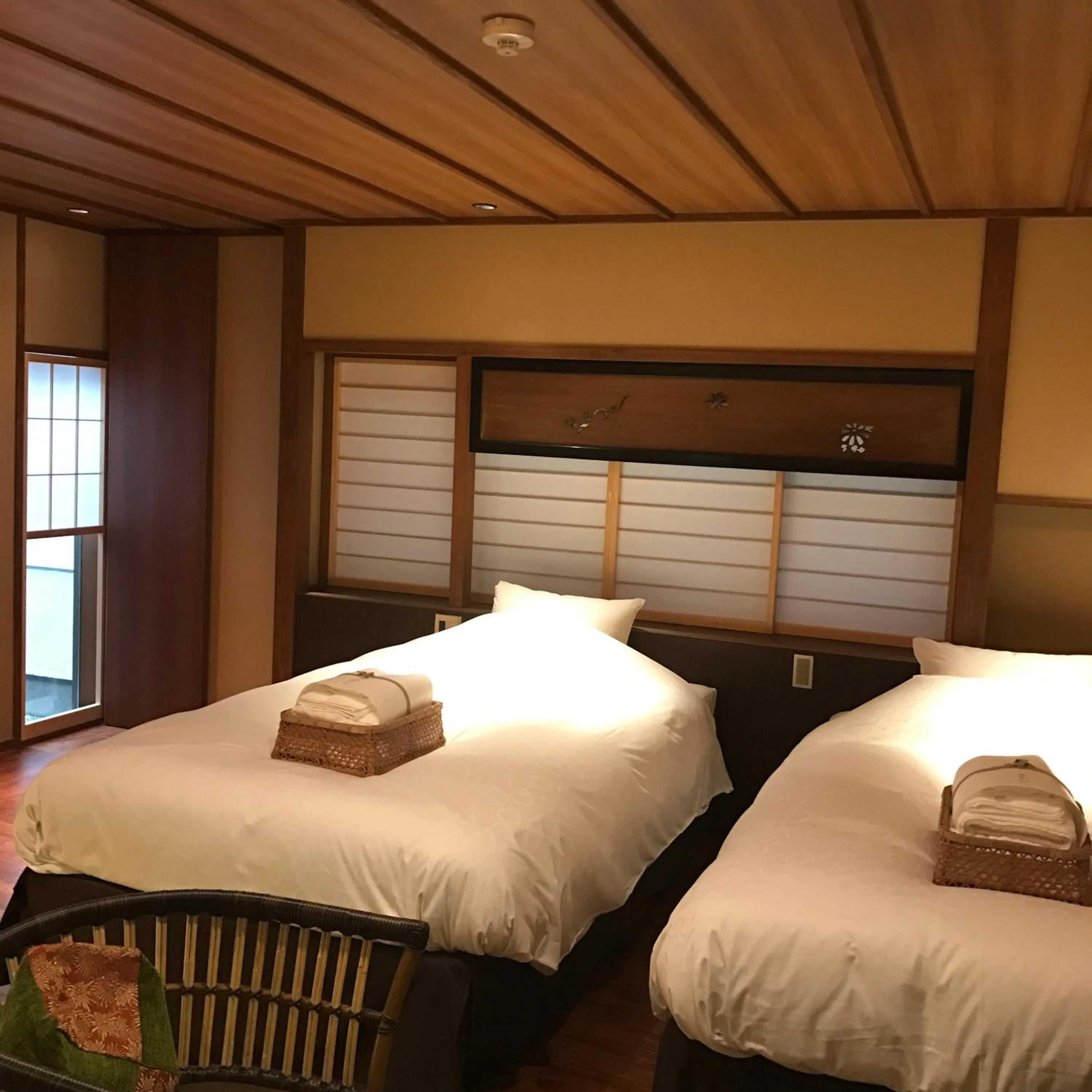 Photo of the whole room, Bed in Muromachi Yutone Kyokoyado