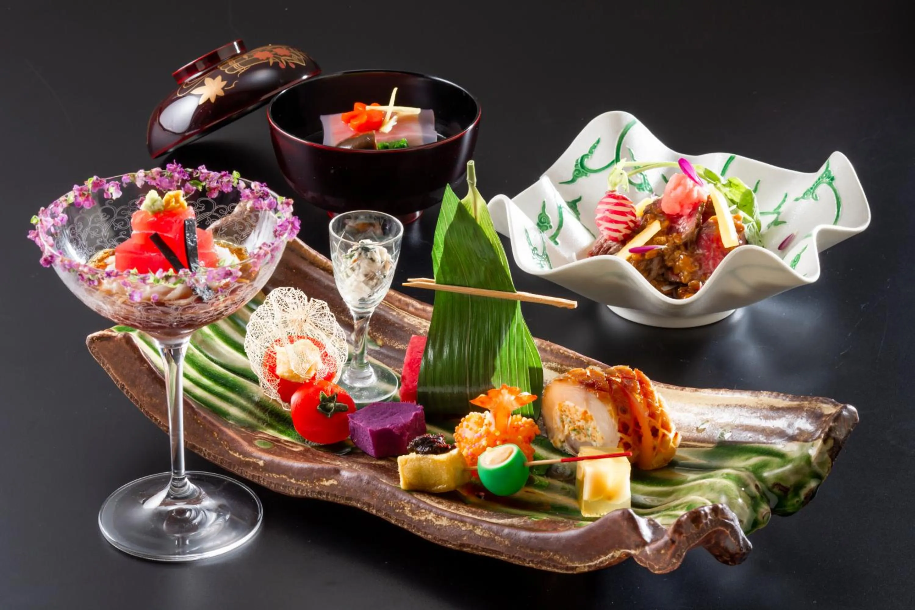 Food and drinks in Muromachi Yutone Kyokoyado