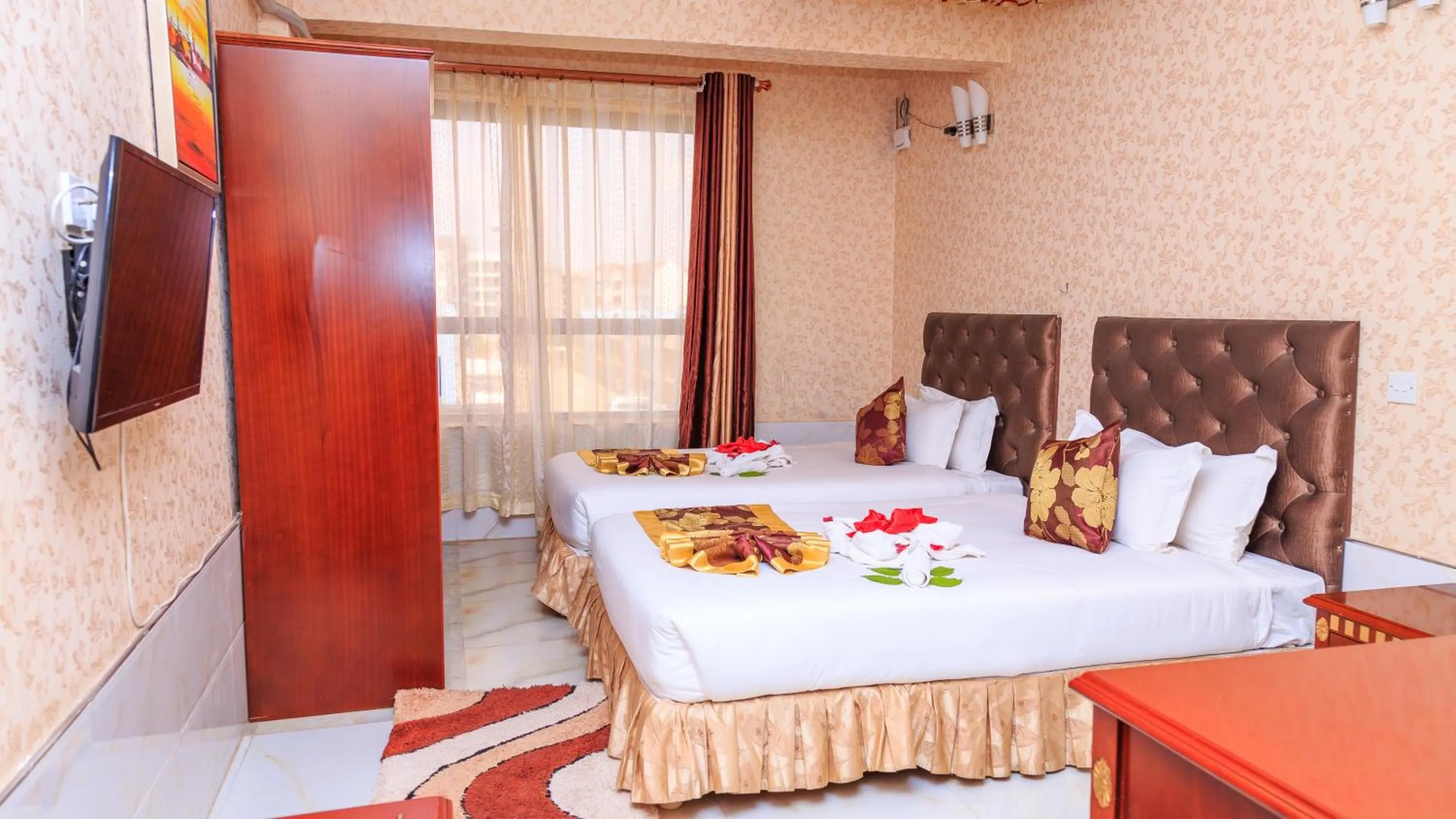 Bed in Easy Hotel Kenya