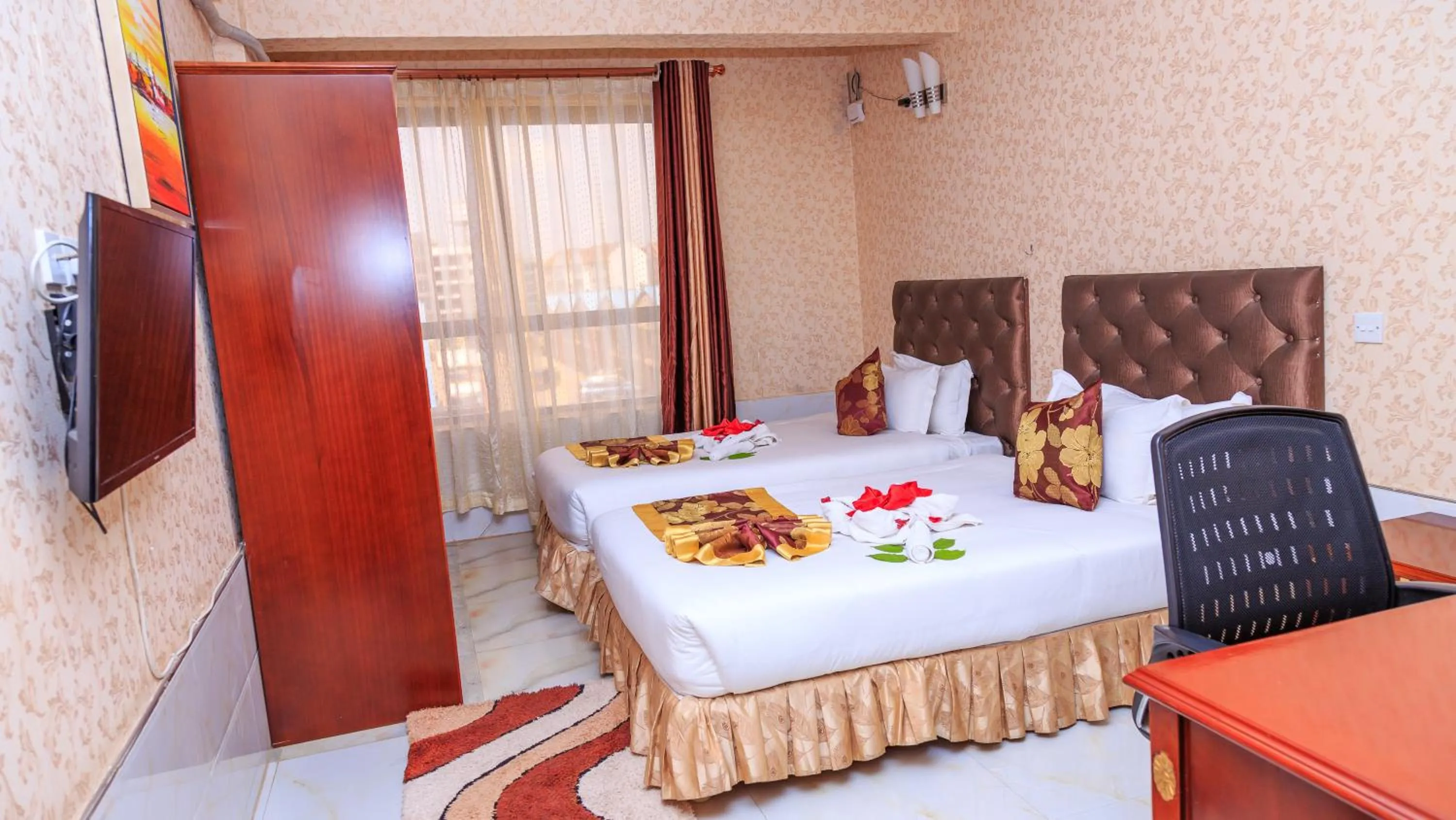 Bed in Easy Hotel Kenya