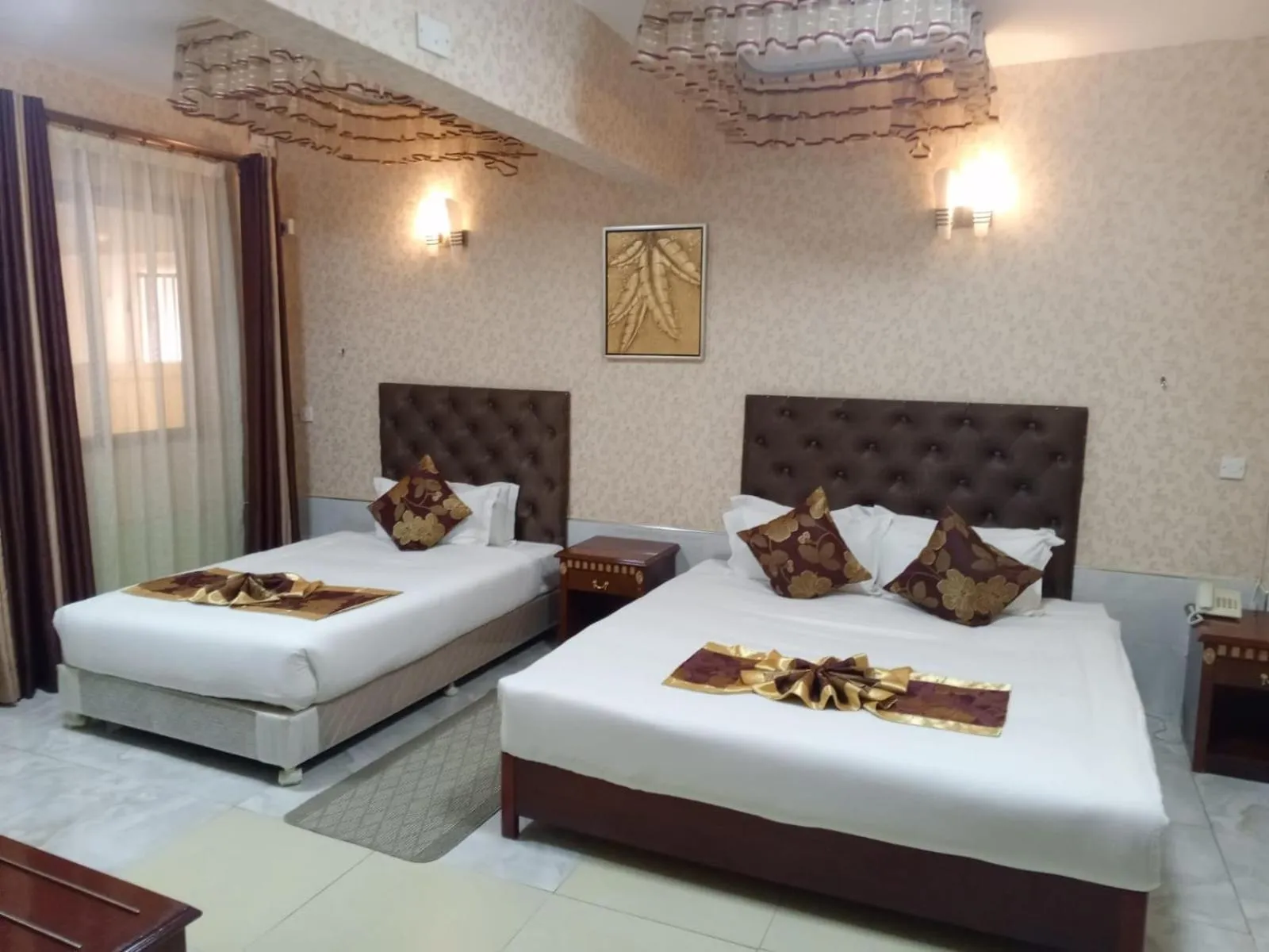 Bed in Easy Hotel Kenya