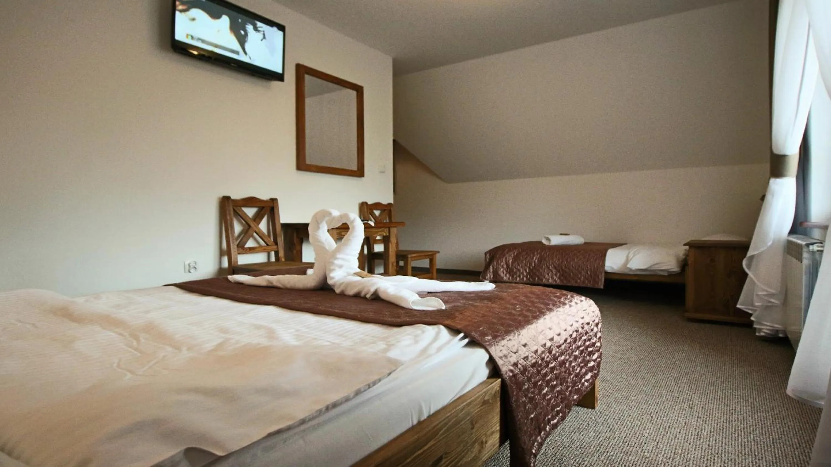 Photo of the whole room, Bed in Willa Lichajówka