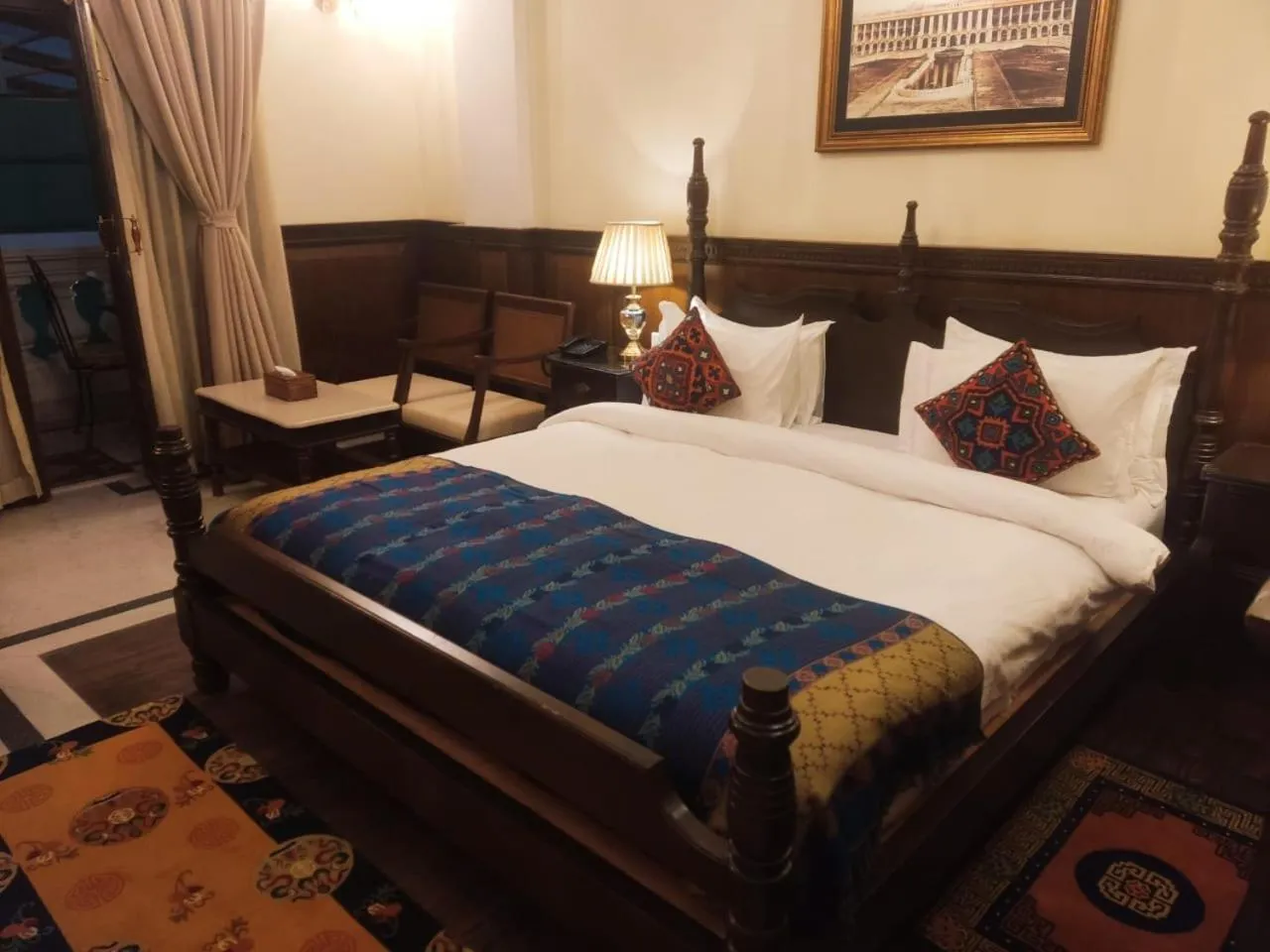 Bedroom, Bed in Baber Mahal Vilas - The Heritage Hotel
