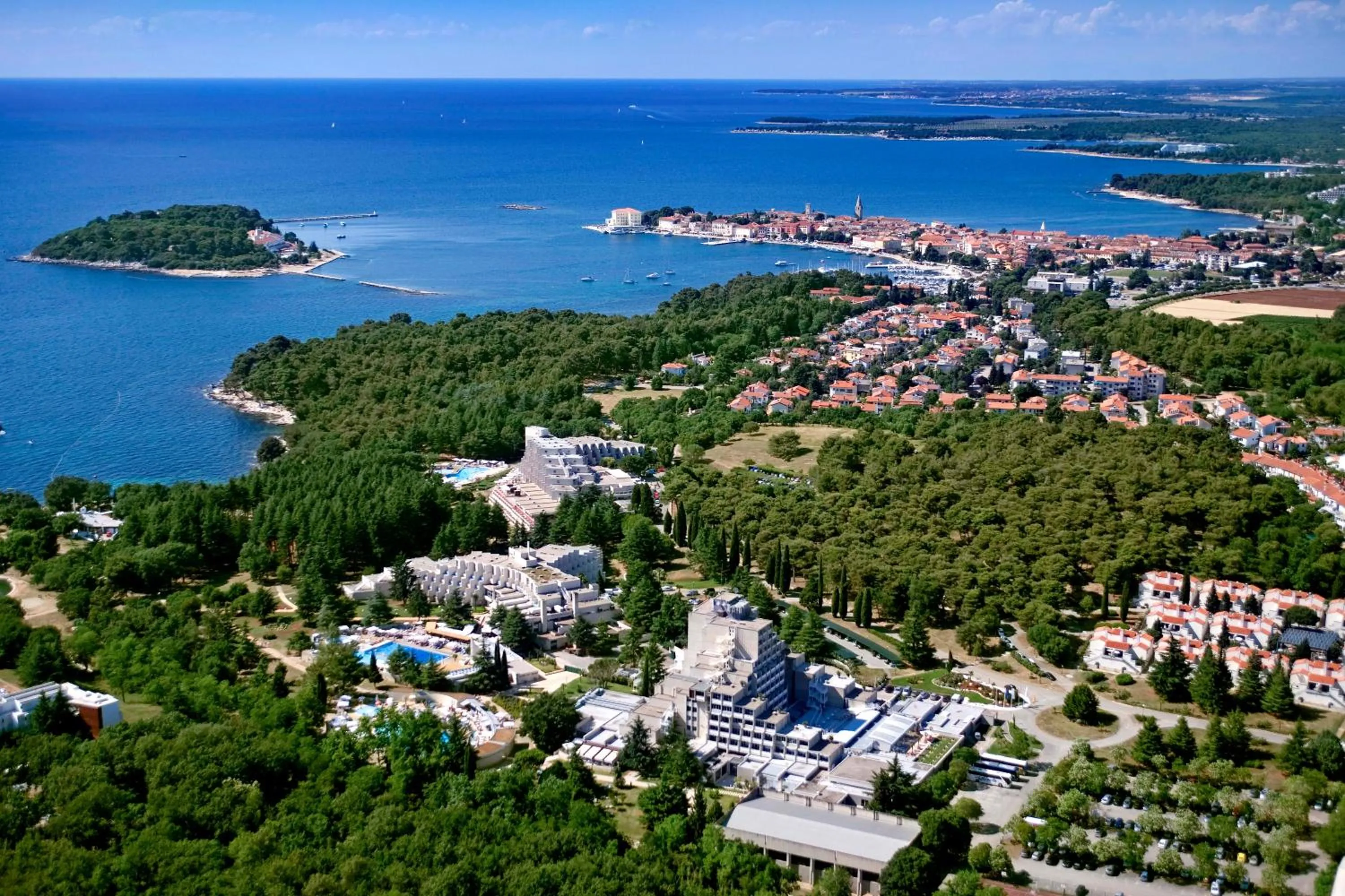 Bird's eye view in Valamar Diamant Residence