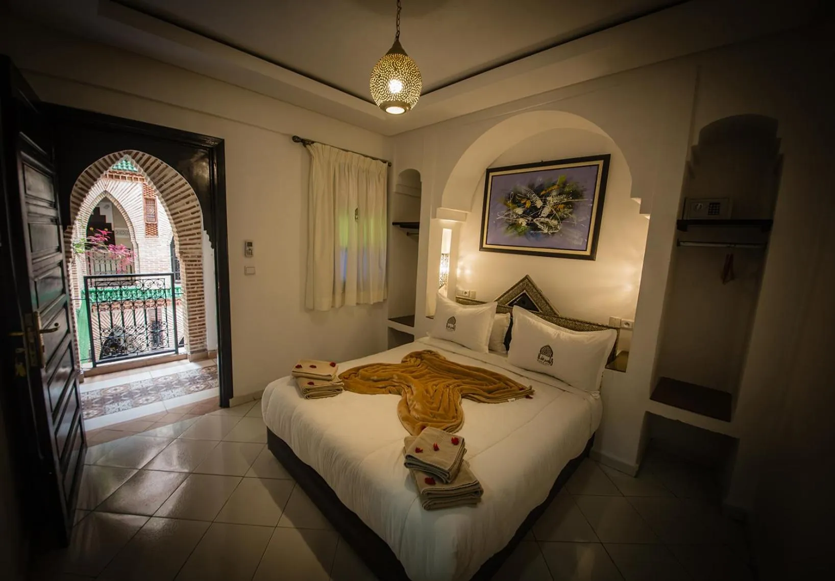Bedroom, Bed in Riad Challa Hotel & Spa