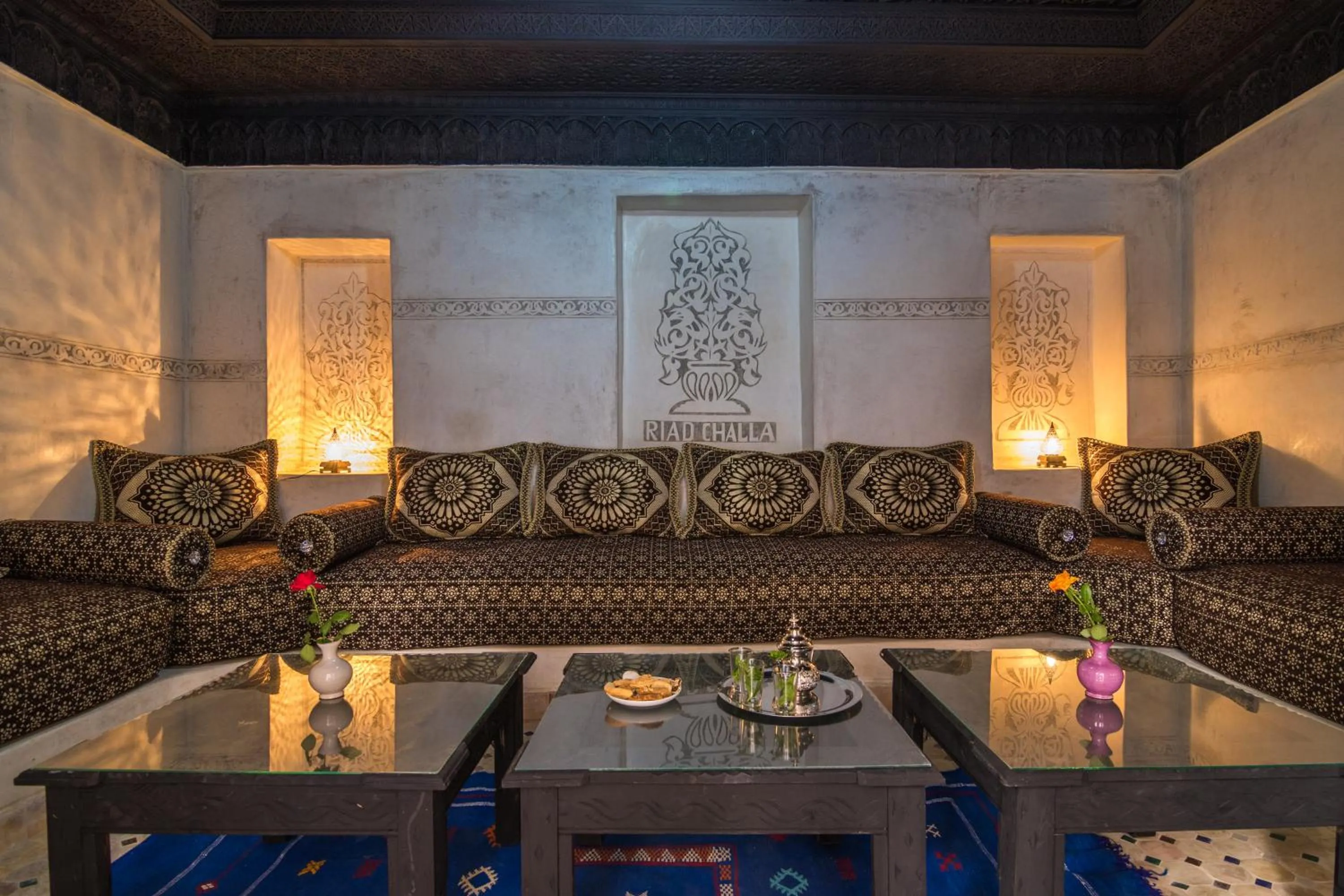 Living room in Riad Challa Hotel & Spa