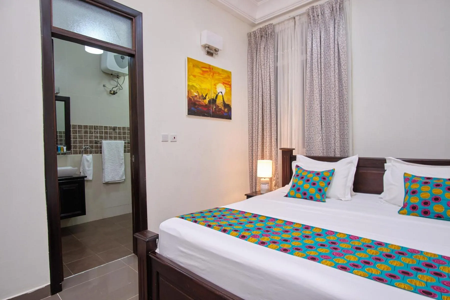 Bed in The Highbridge Guest Lodge