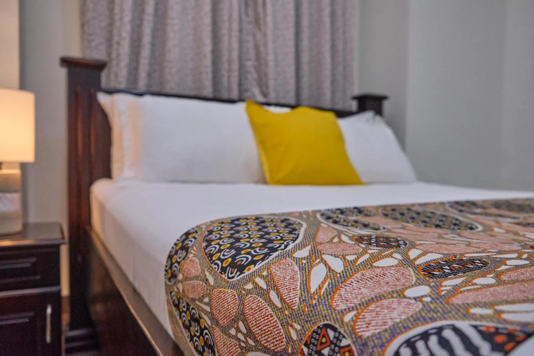 Bed in The Highbridge Guest Lodge