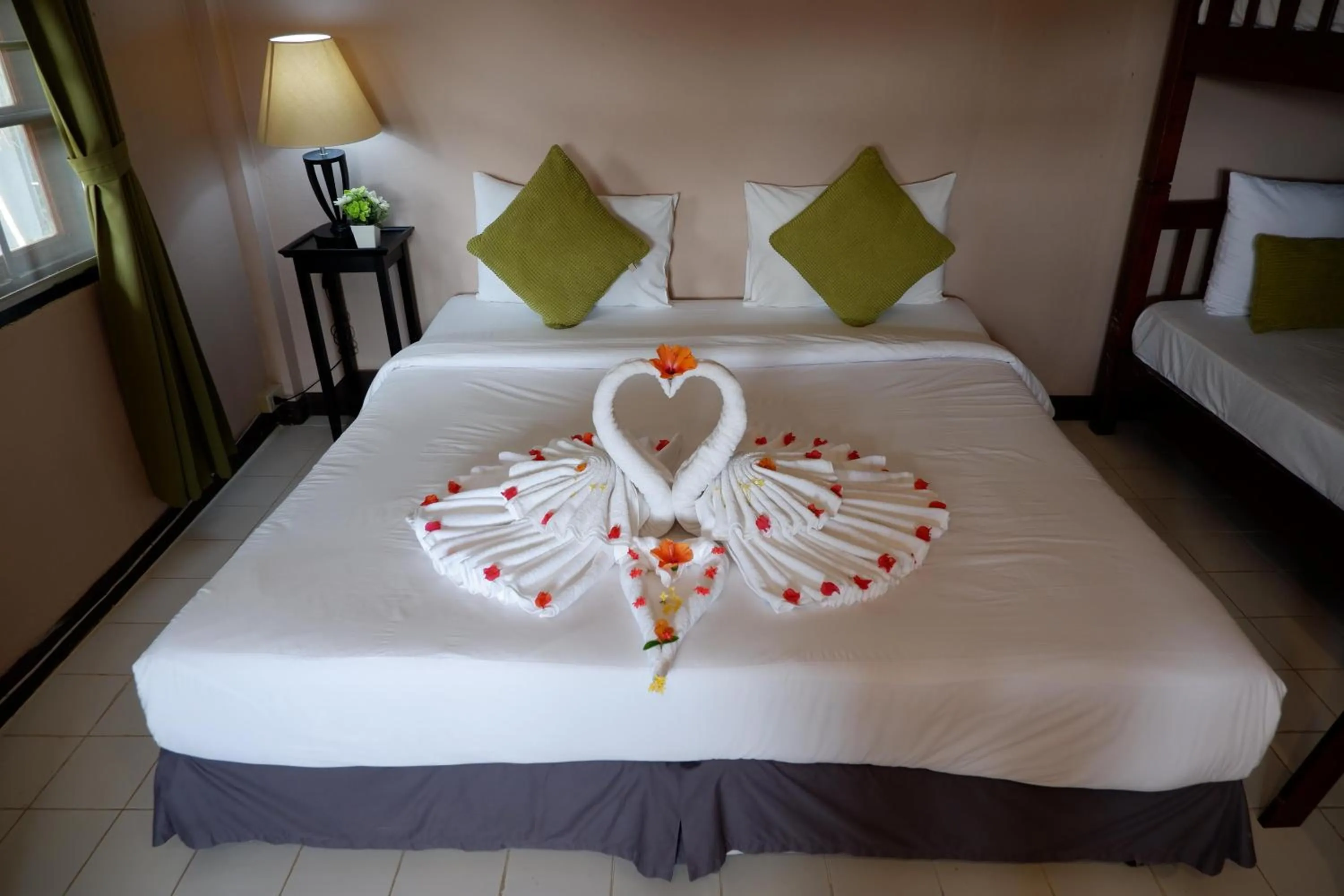 Bedroom, Bed in Kata Beachwalk Hotel and Bungalows