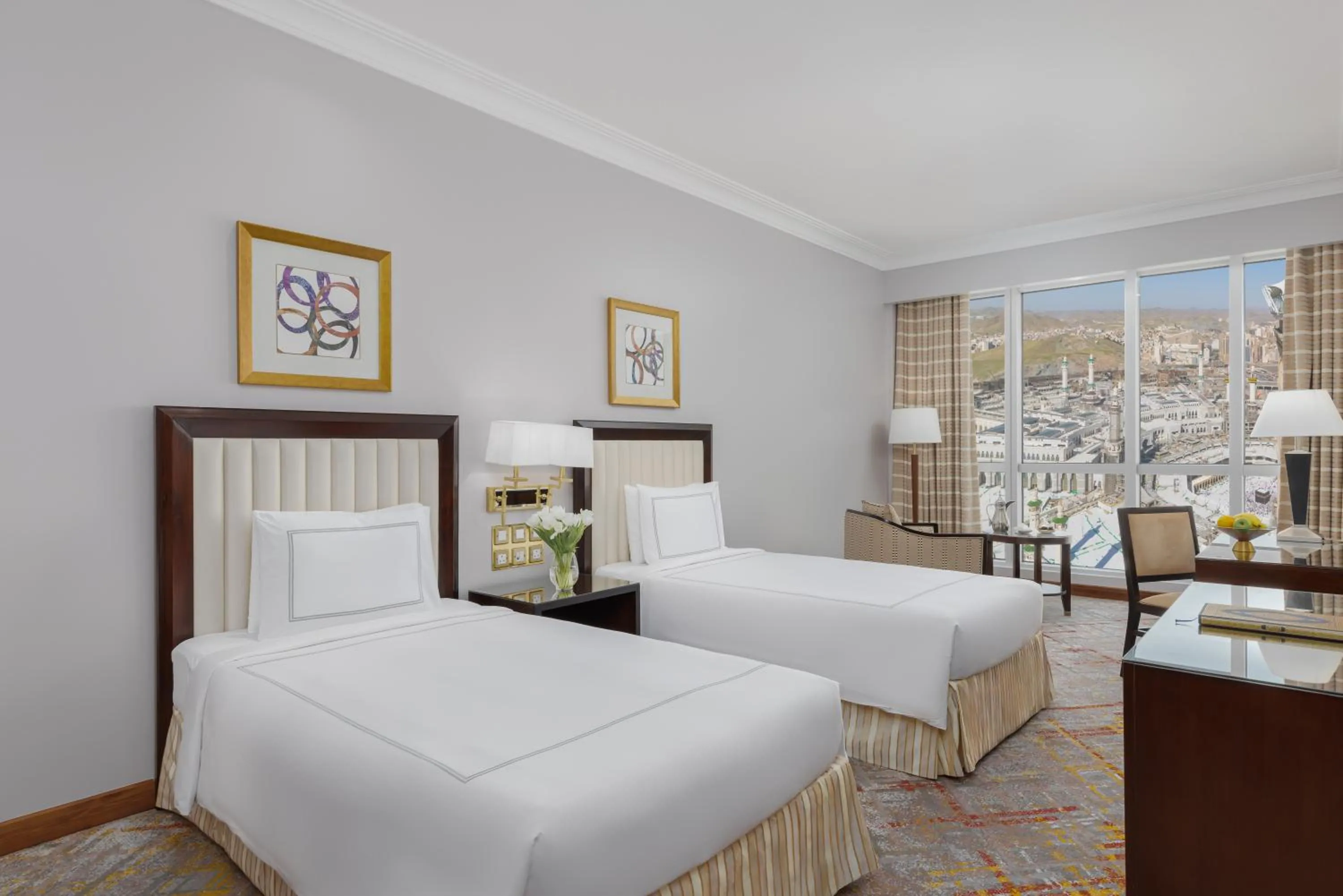 Bed in Swissotel Al Maqam Makkah