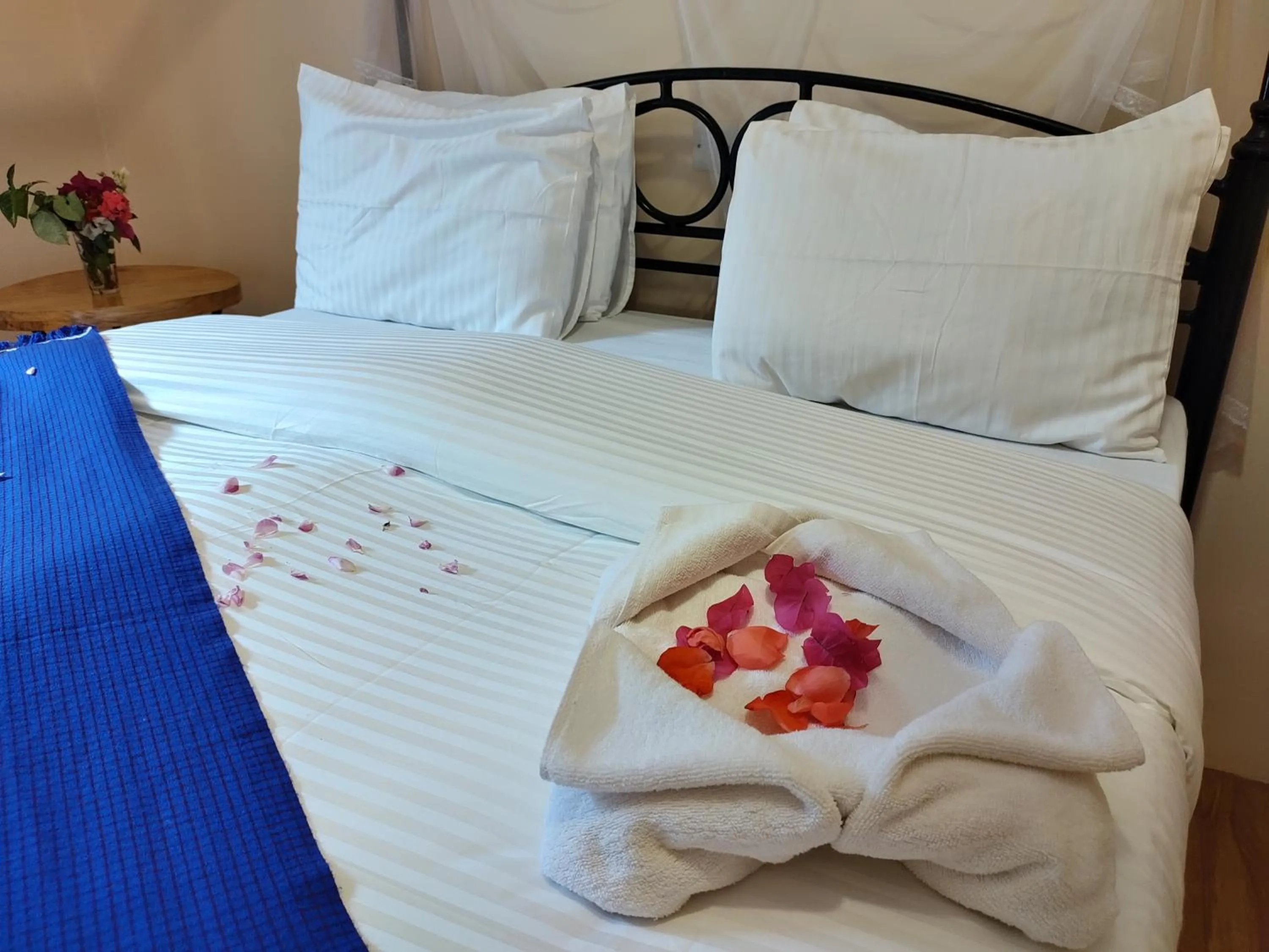 Bed in Tanzanice Farm Lodge