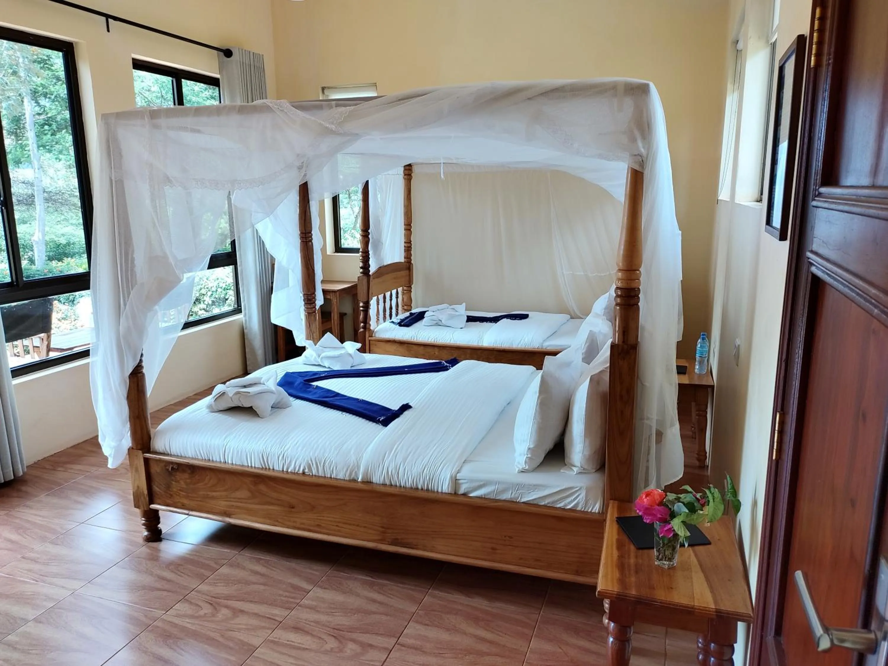 Bed in Tanzanice Farm Lodge