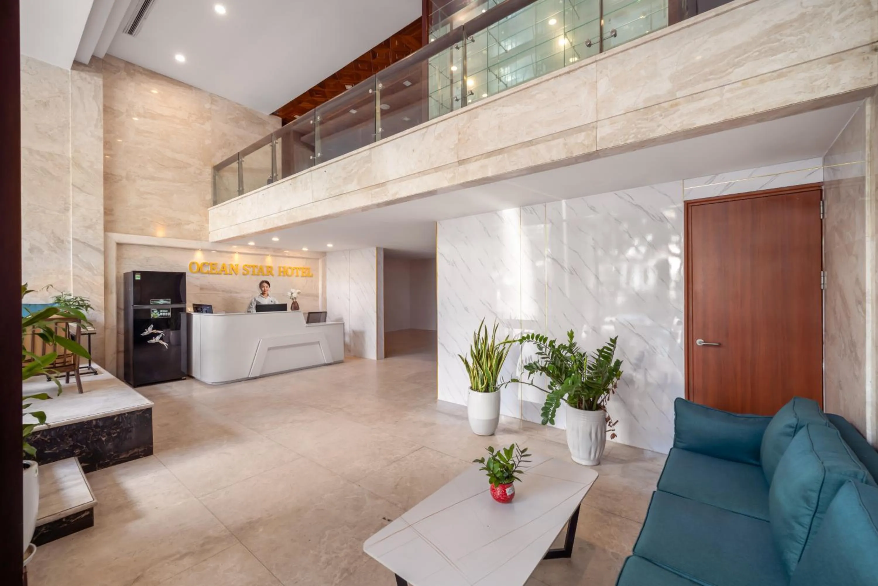 Seating area, Bed in Ocean Star Da Nang Bay Hotel