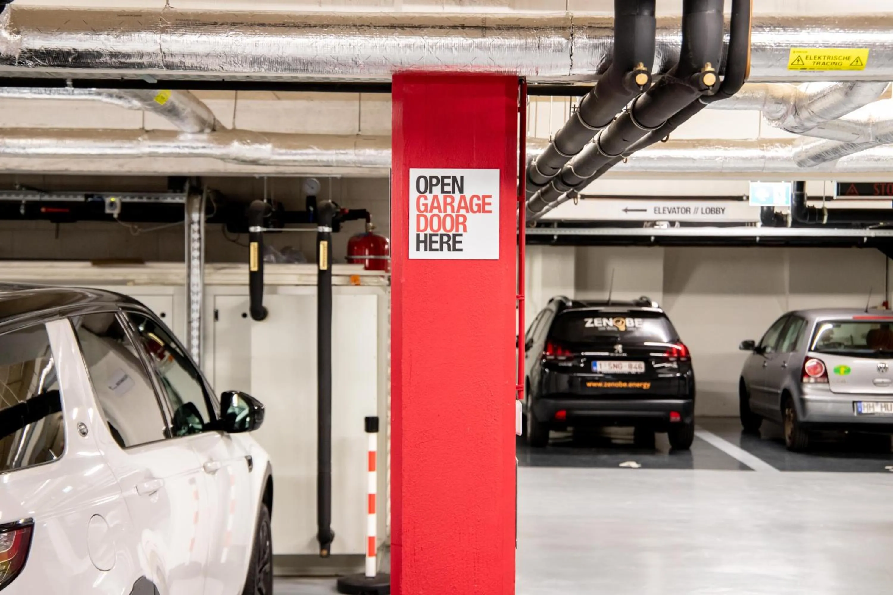 Parking in Conscious Hotel The Tire Station