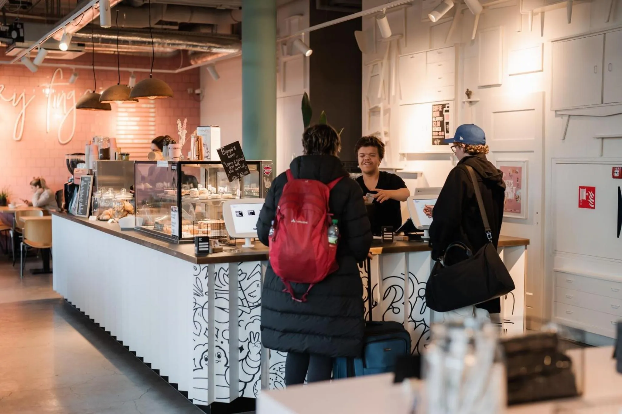 People in Conscious Hotel The Tire Station