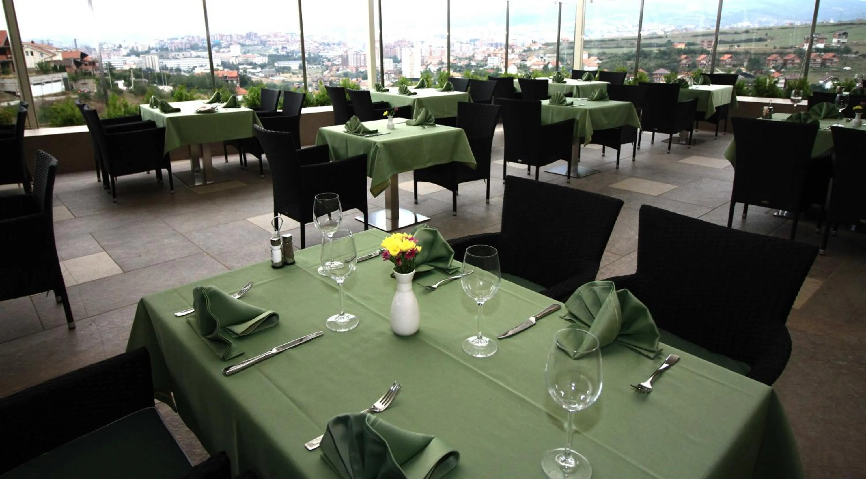 Balcony/Terrace in Hotel International Prishtina & Spa