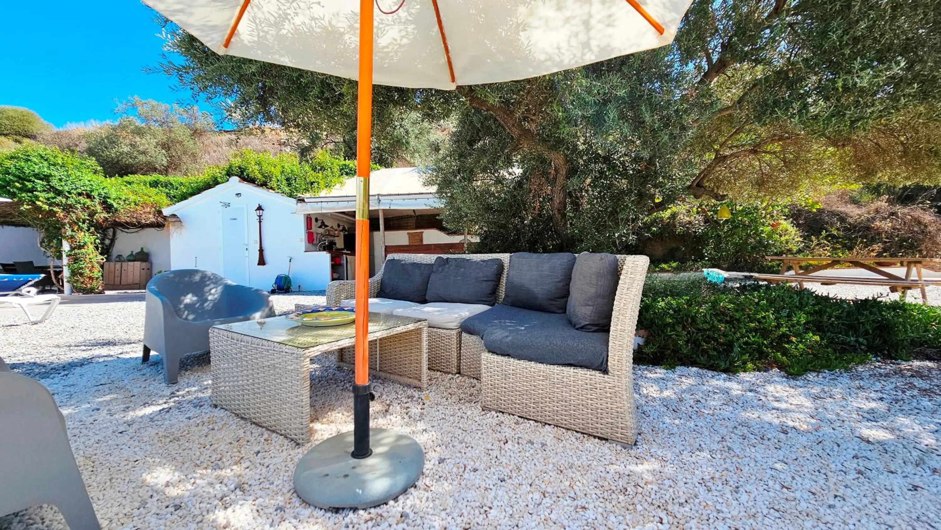 Garden view in Campo Agave Luxury Tents
