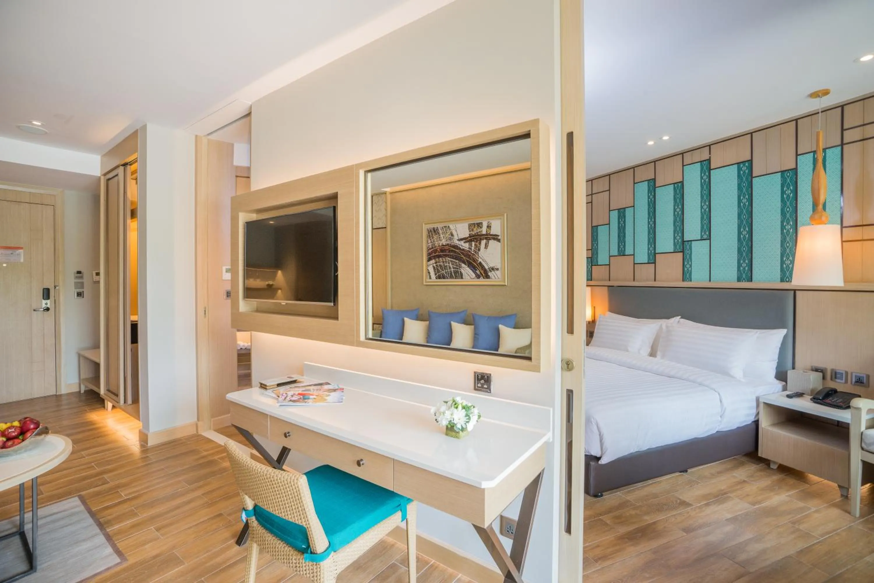 Patio, Bed in Avani+ Hua Hin Resort