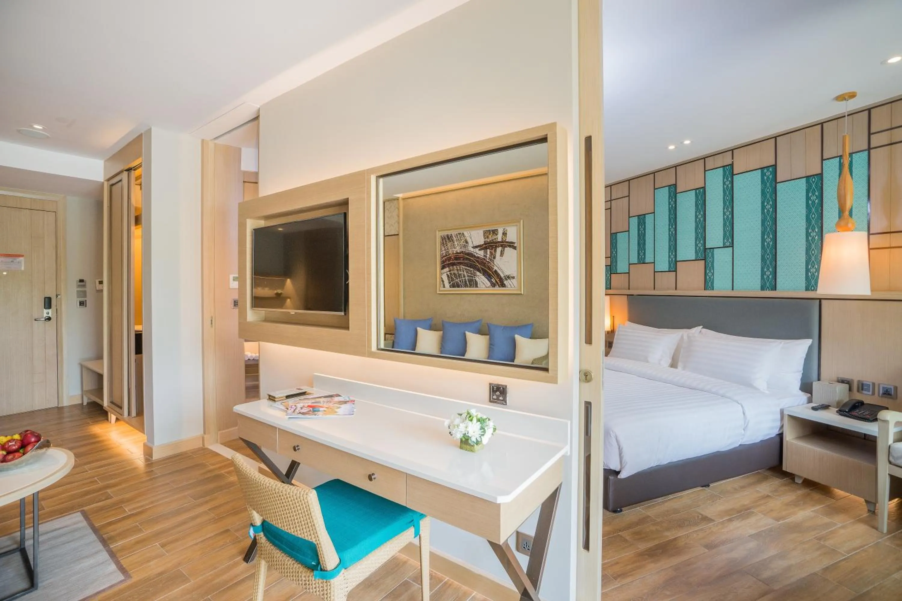 Patio, Bed in Avani+ Hua Hin Resort