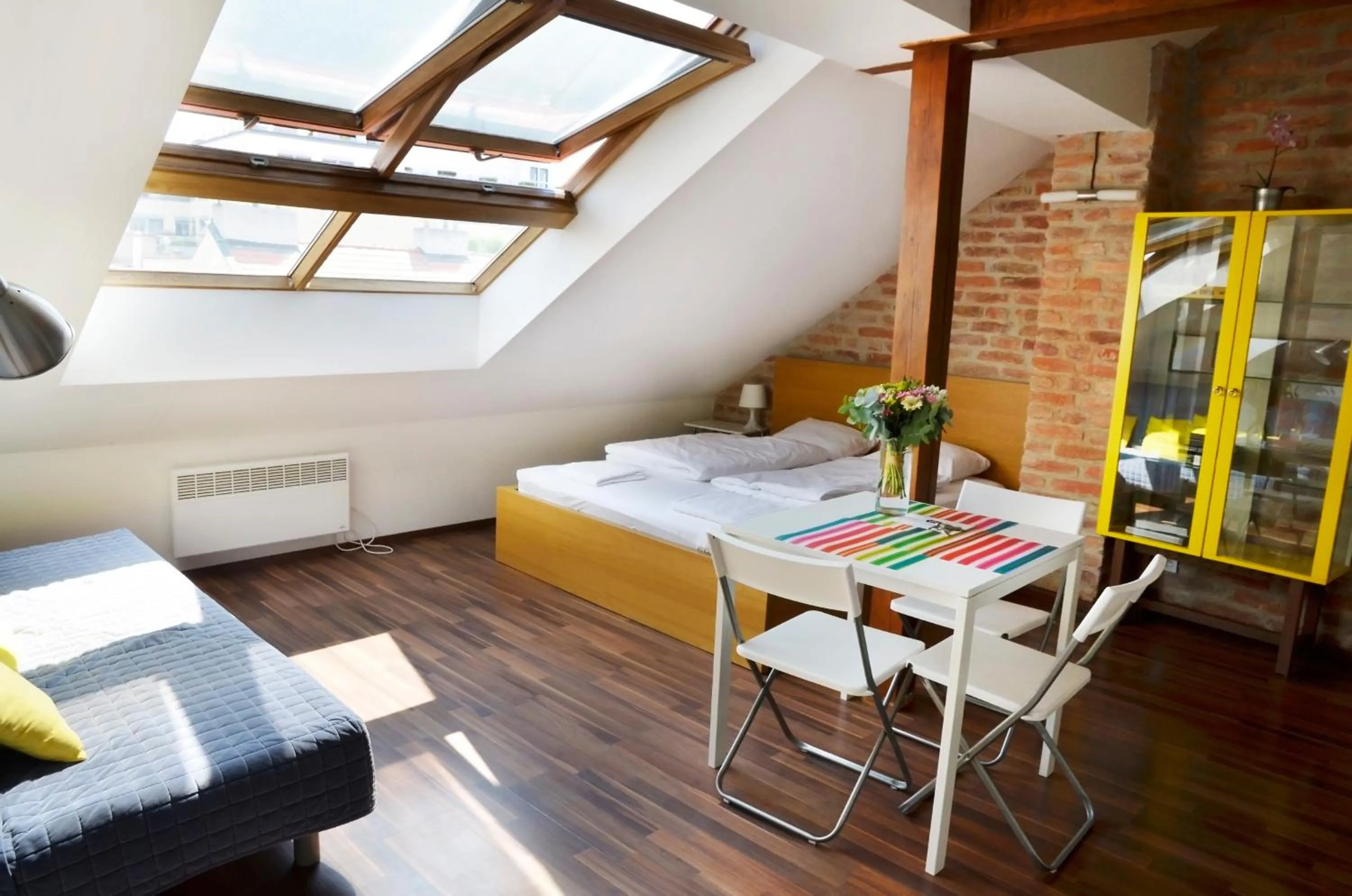 Bed in The Republic Apartments