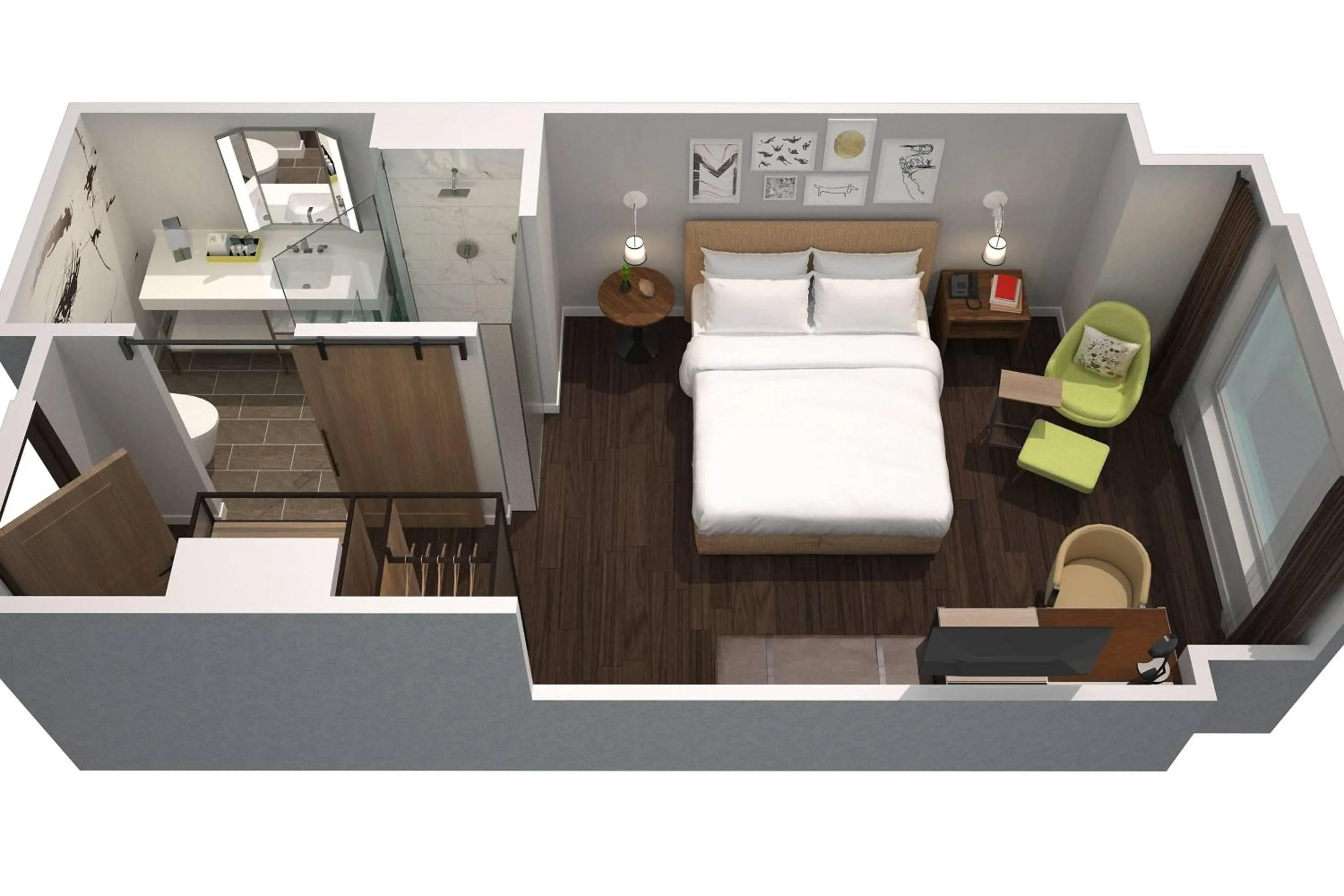 Other, Bed in Renaissance Atlanta Airport Gateway Hotel