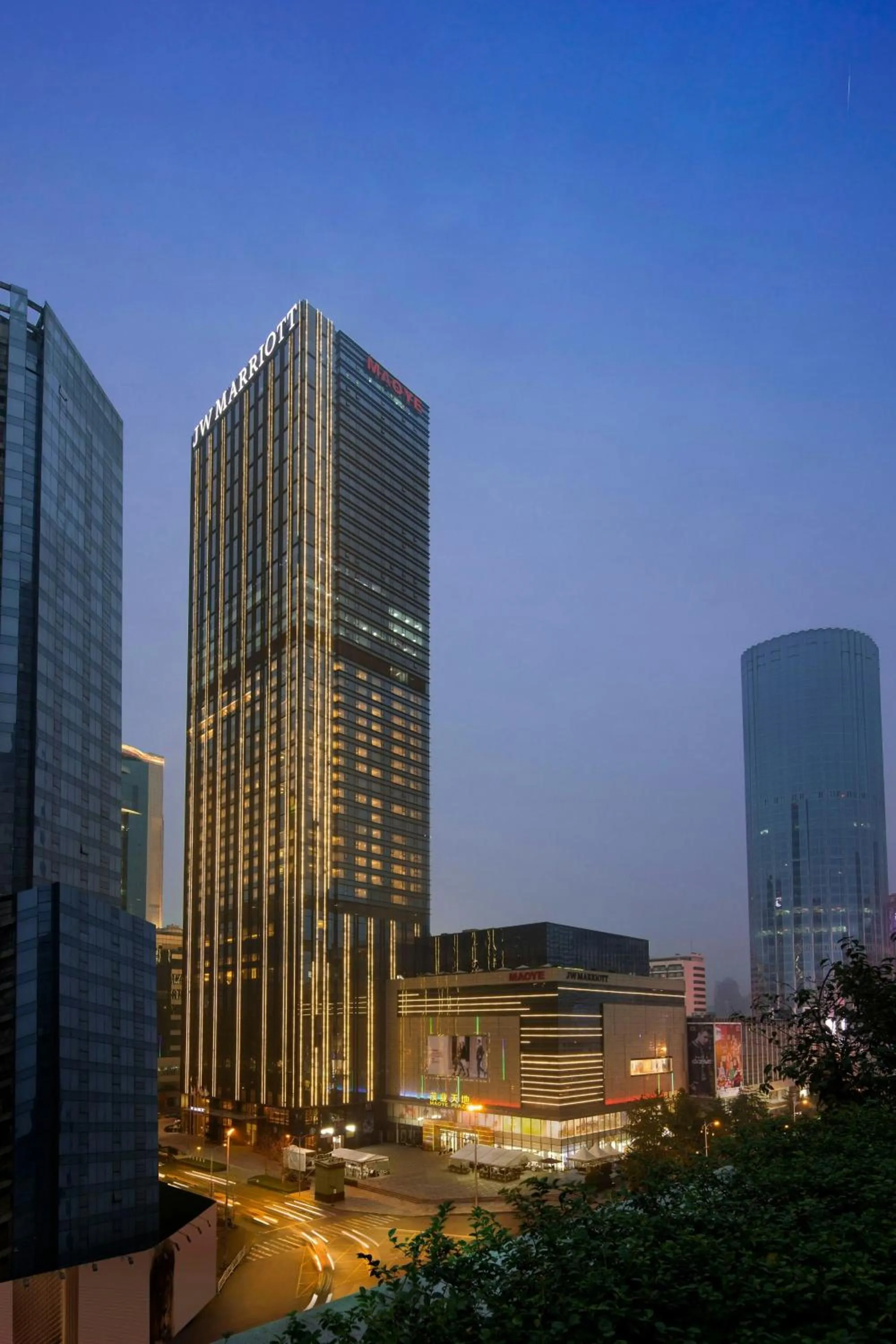 Property building in JW Marriott Hotel Chengdu