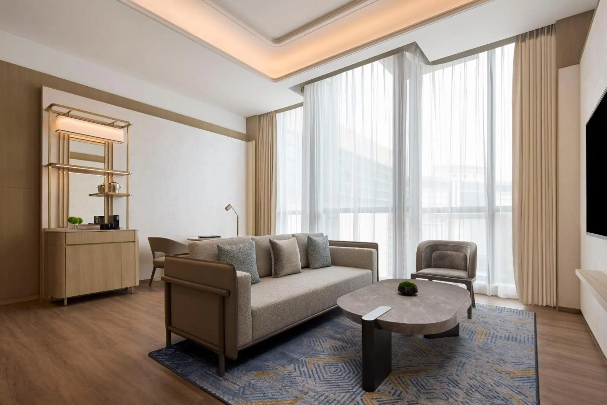 Living room in JW Marriott Hotel Chengdu