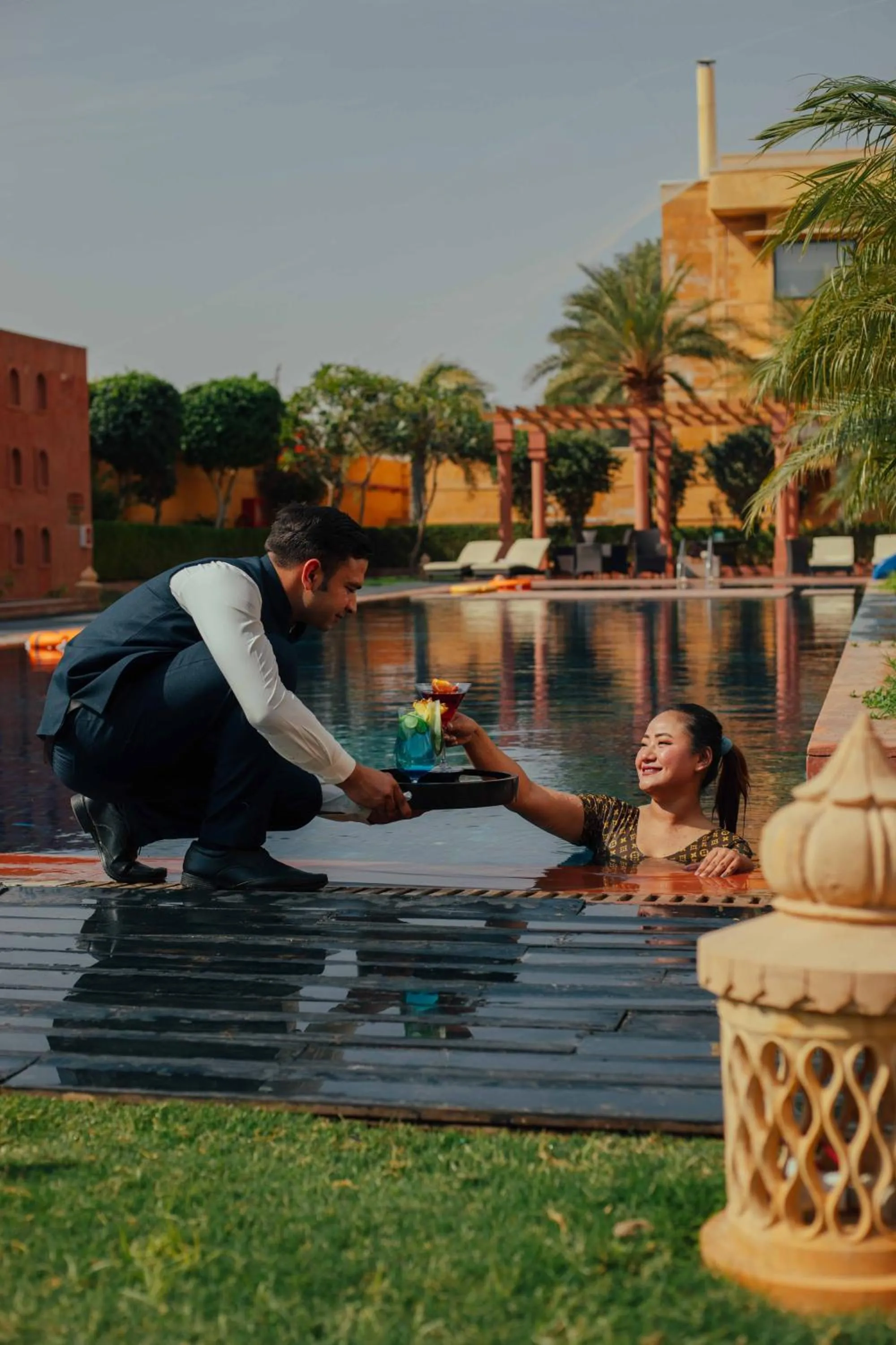 Swimming pool in Jaisalmer Marriott Resort & Spa