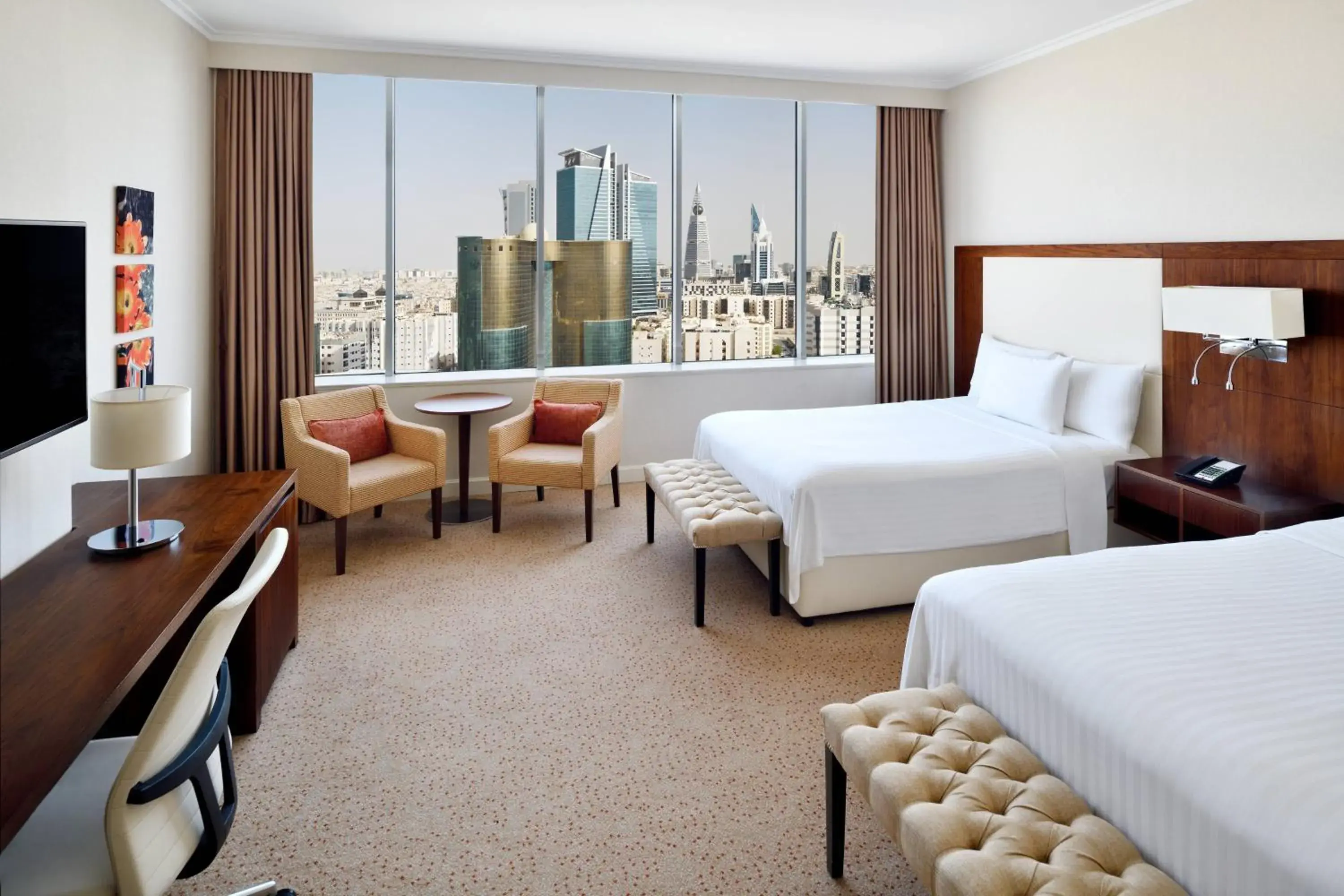 Superior Double Room with Two Double Beds in Courtyard by Marriott Riyadh Olaya Superior Double Room with Two Double Beds in Courtyard by Marriott Riyadh Olaya