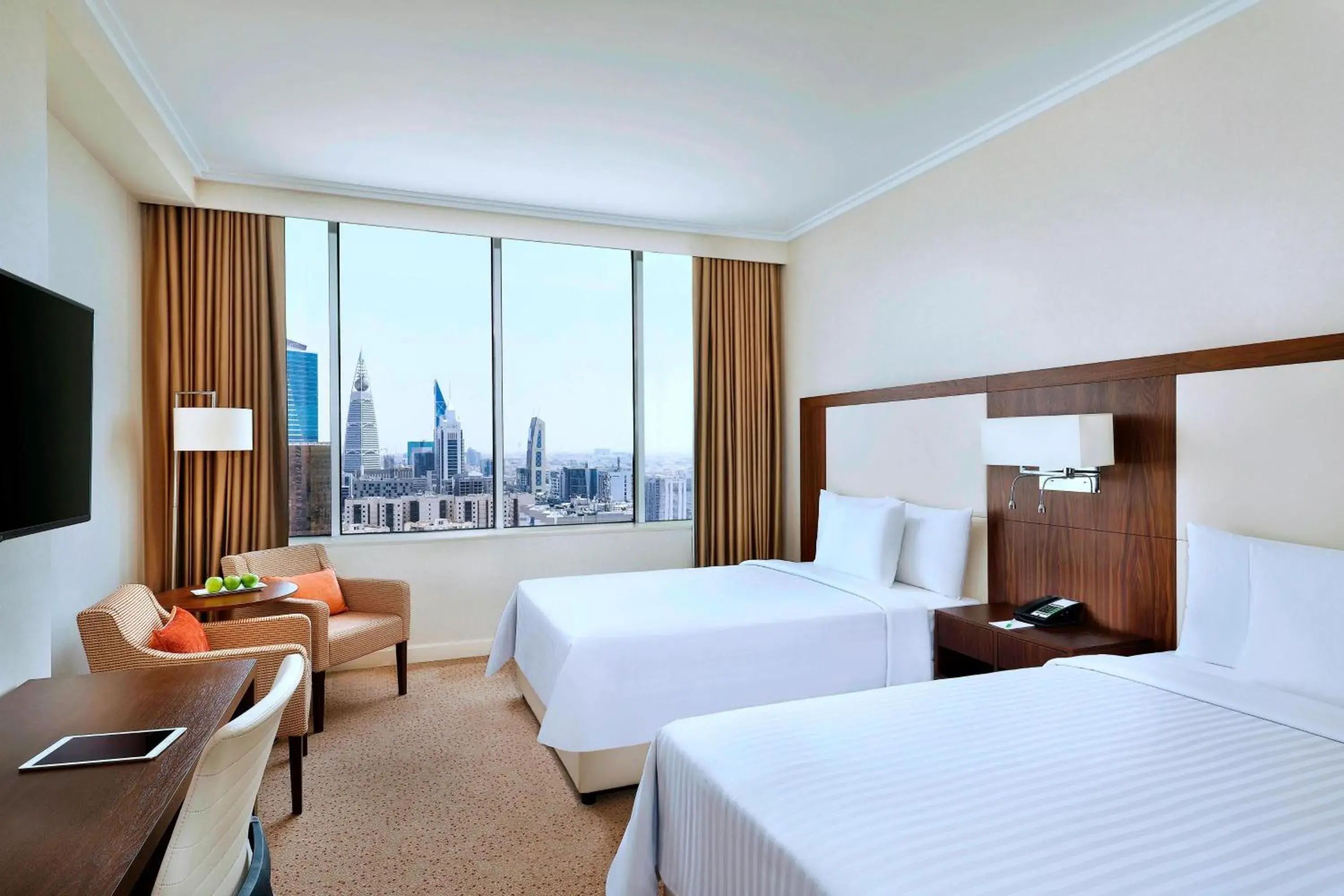 Deluxe Double Room with Two Double Beds in Courtyard by Marriott Riyadh Olaya Deluxe Double Room with Two Double Beds in Courtyard by Marriott Riyadh Olaya