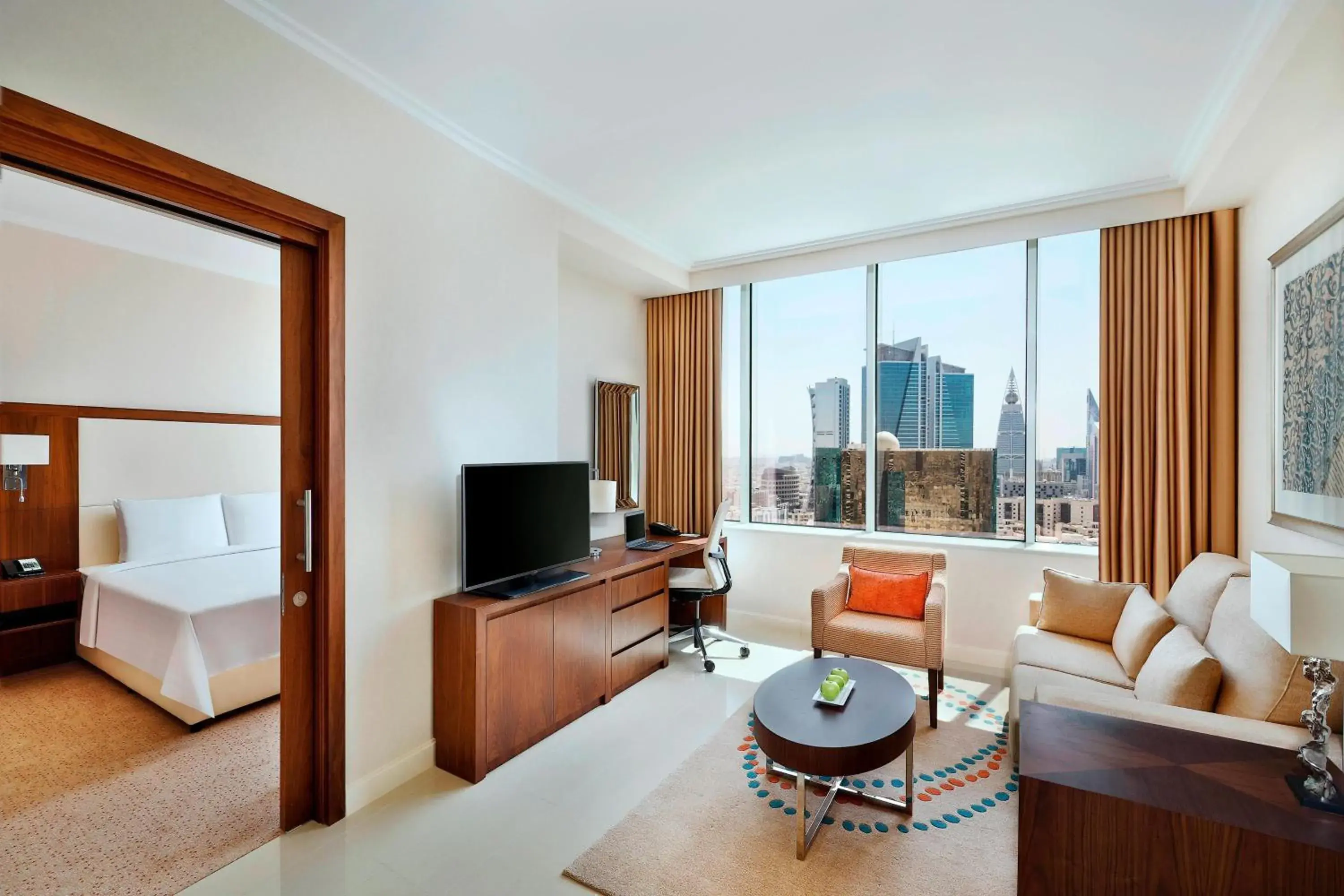 Junior King Suite with Sofa Bed in Courtyard by Marriott Riyadh Olaya Junior King Suite with Sofa Bed in Courtyard by Marriott Riyadh Olaya