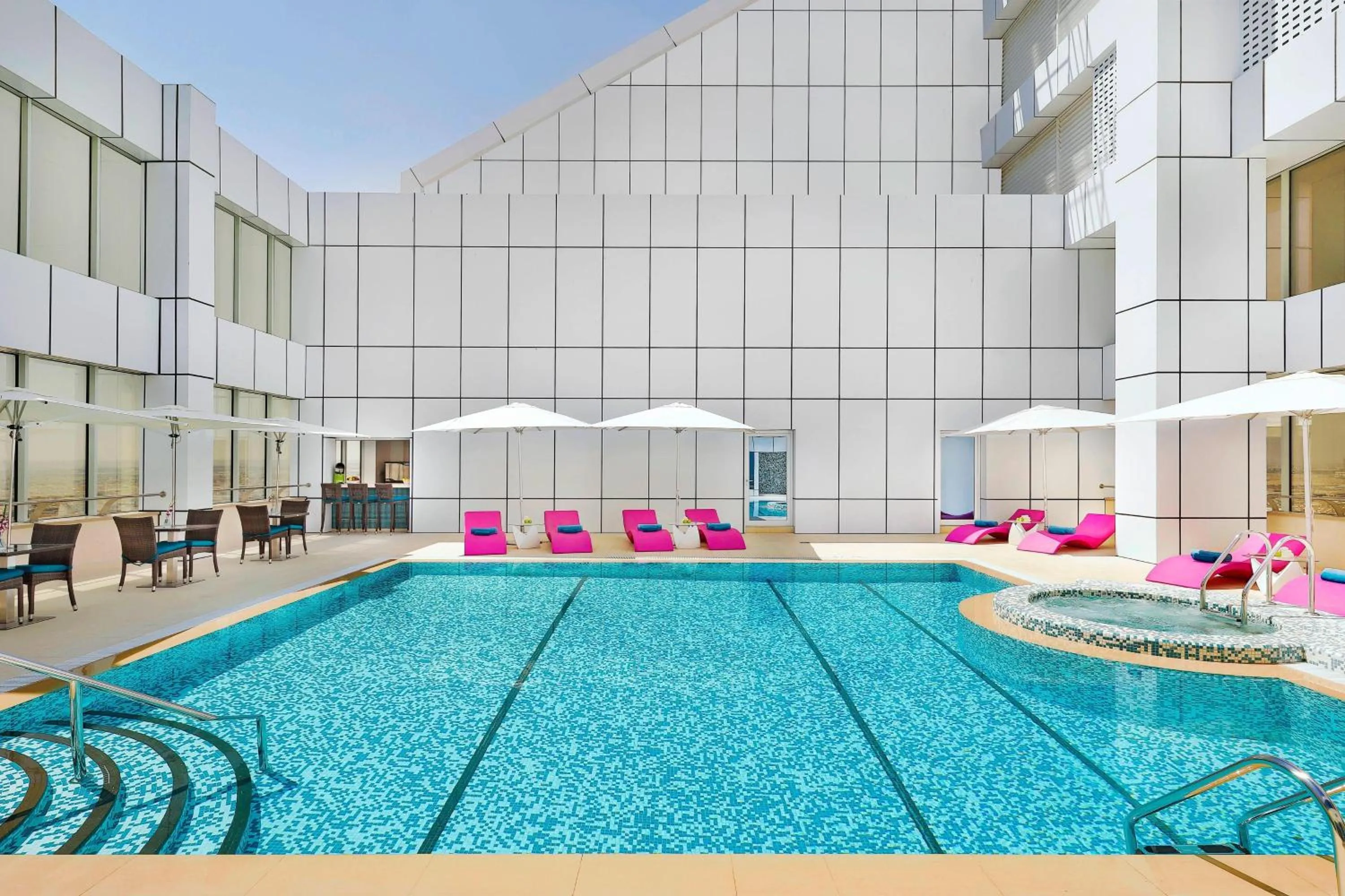 Swimming pool in Courtyard by Marriott Riyadh Olaya