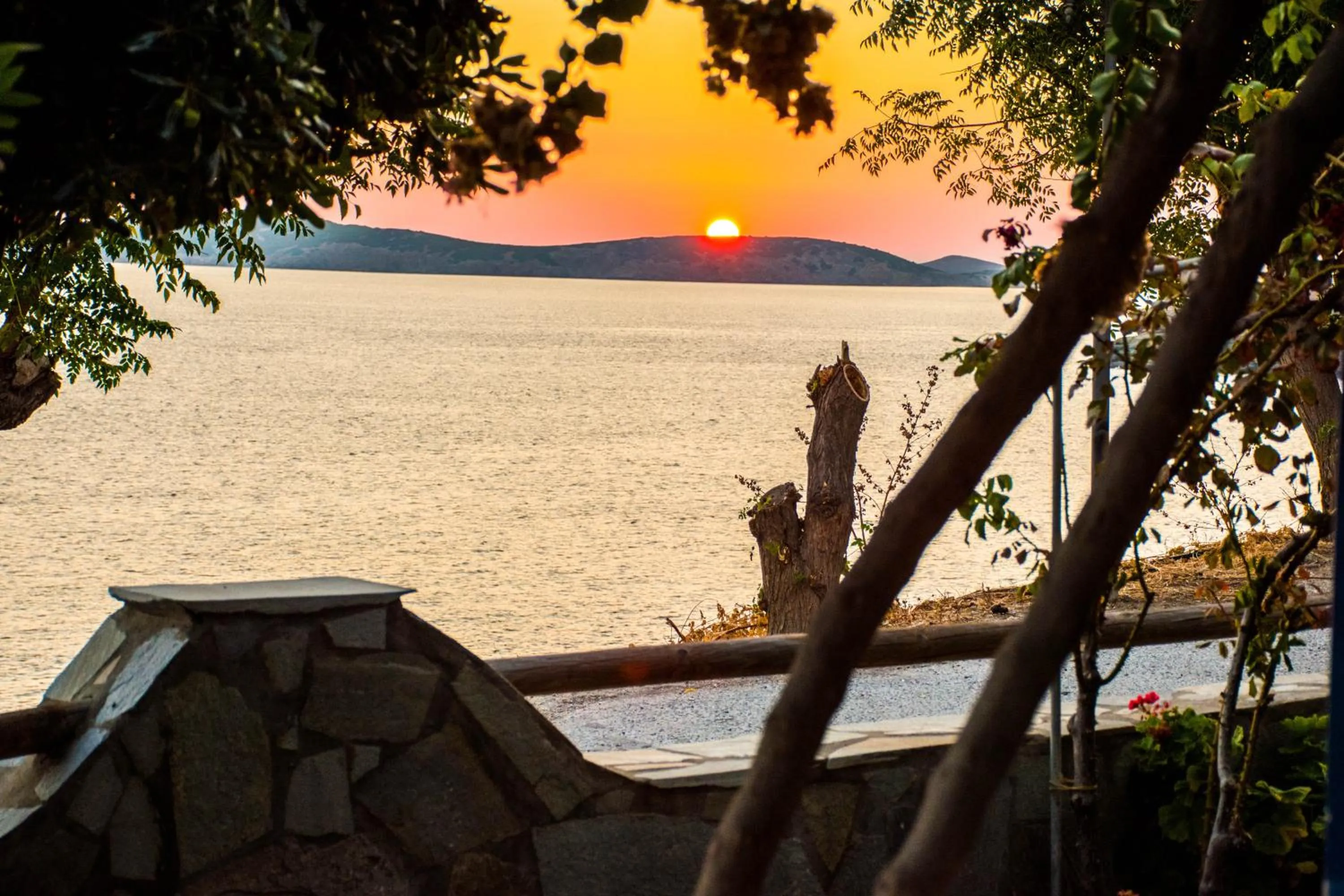 Sunset in Marisini Sea View