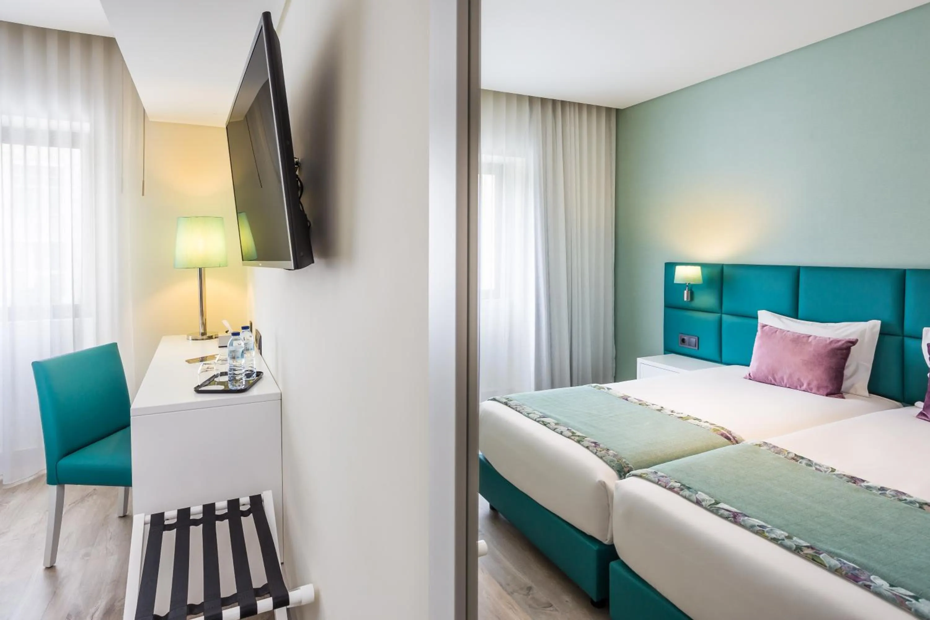 Bedroom, Bed in Empire Lisbon Hotel