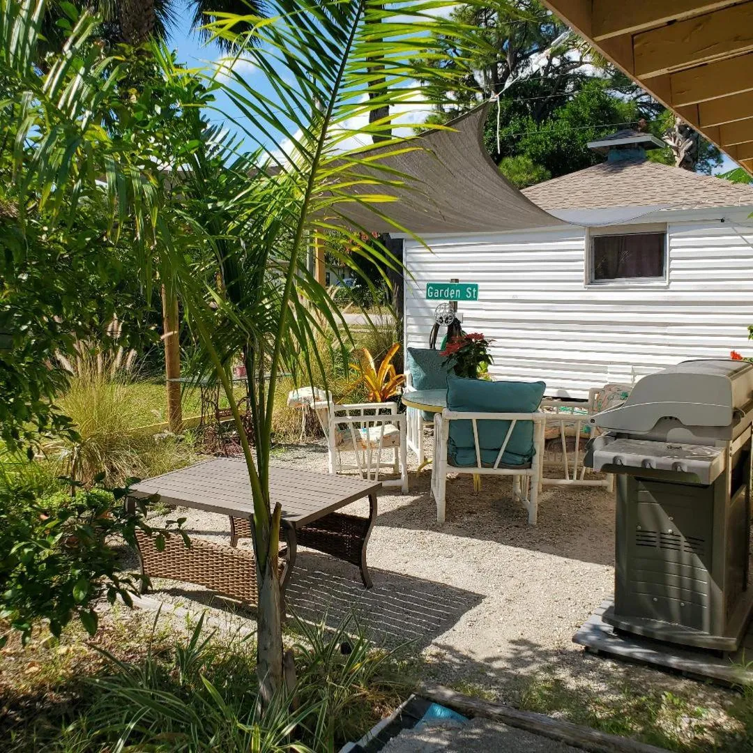 Patio in 1 Beige Cozy Bungalow or 1 White Cozy Efficiency Cottage in Titusville