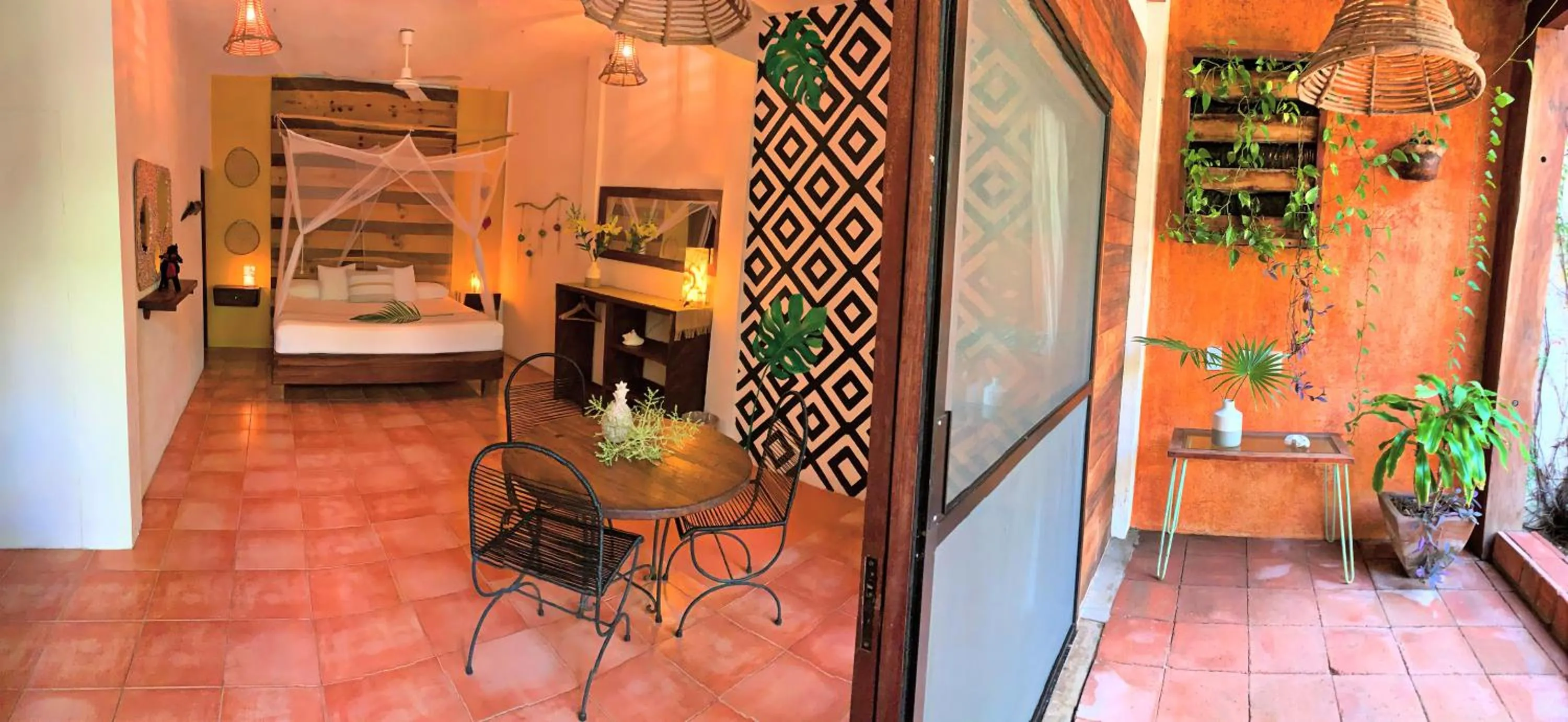 Photo of the whole room in Hotel Casa Mixteca