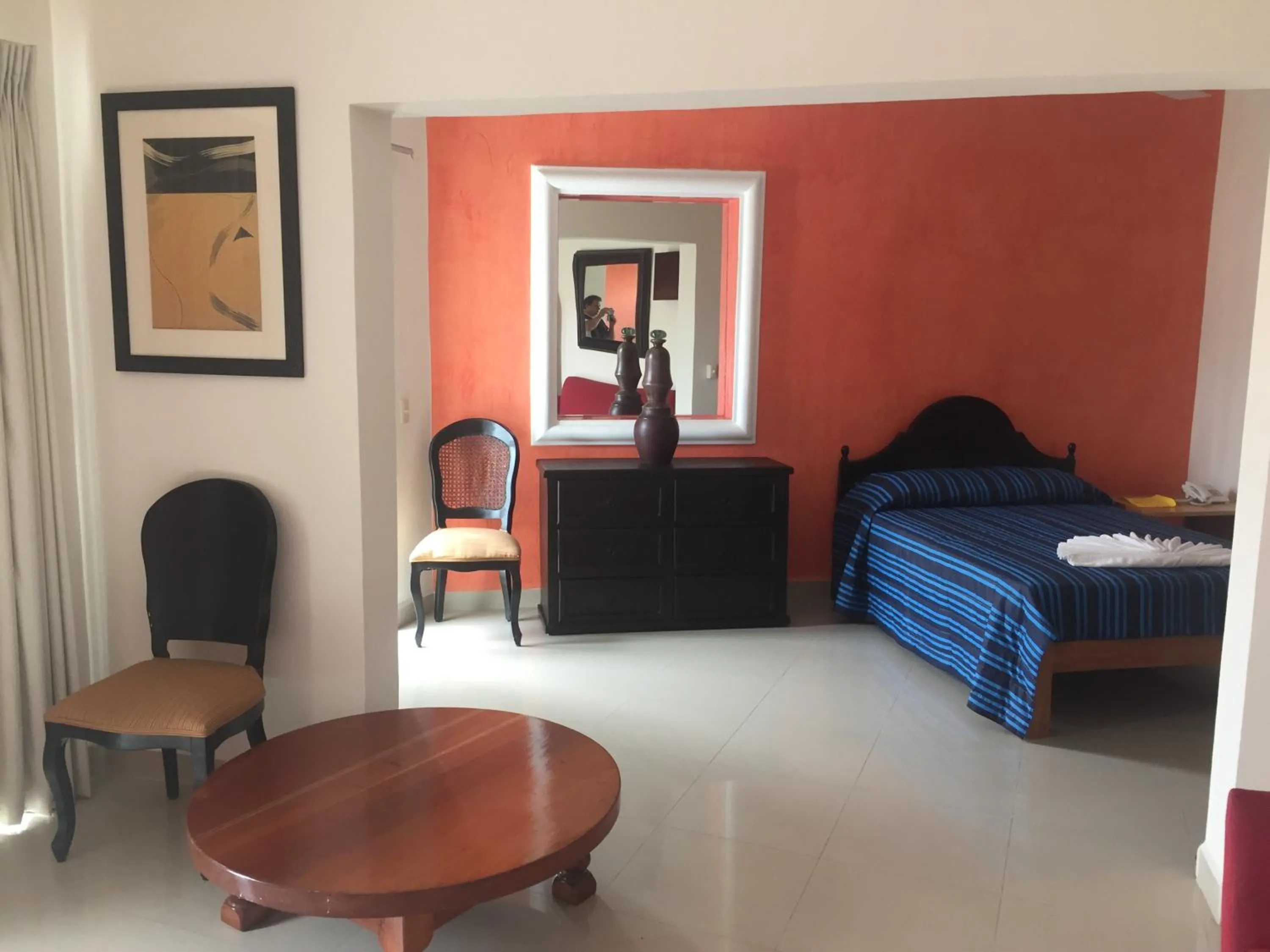 Bed in Casa del Parque Vallarta