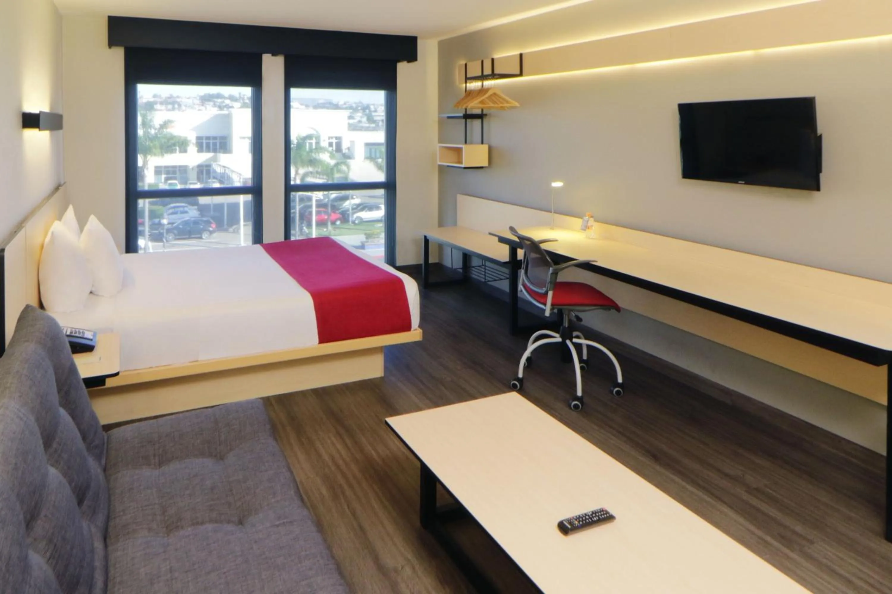 Bedroom, Bed in City Express by Marriott Rosarito