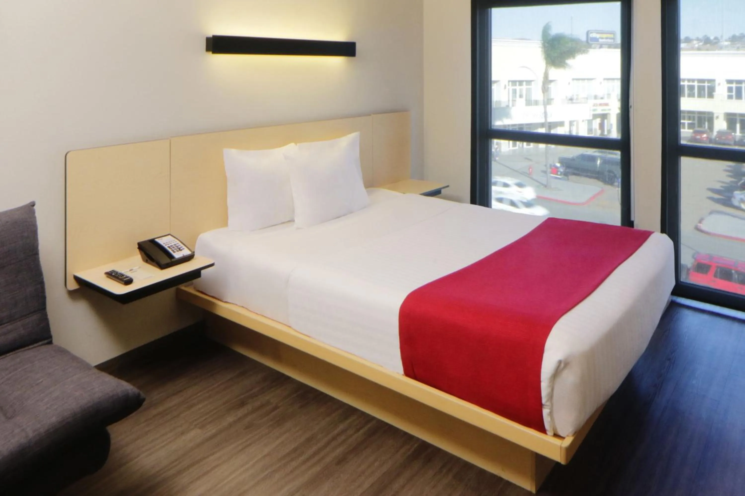 Bedroom, Bed in City Express by Marriott Rosarito