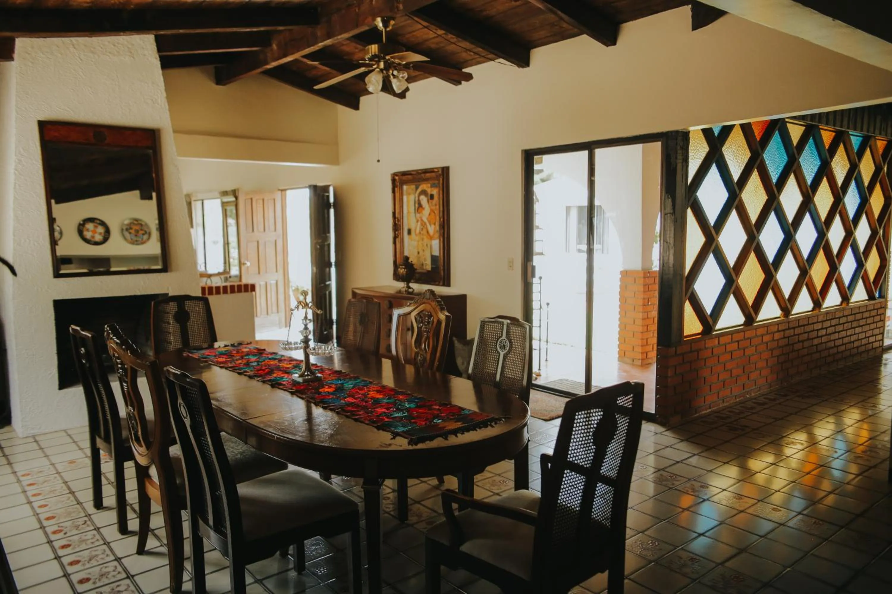 Dining area in Rancho el Parral